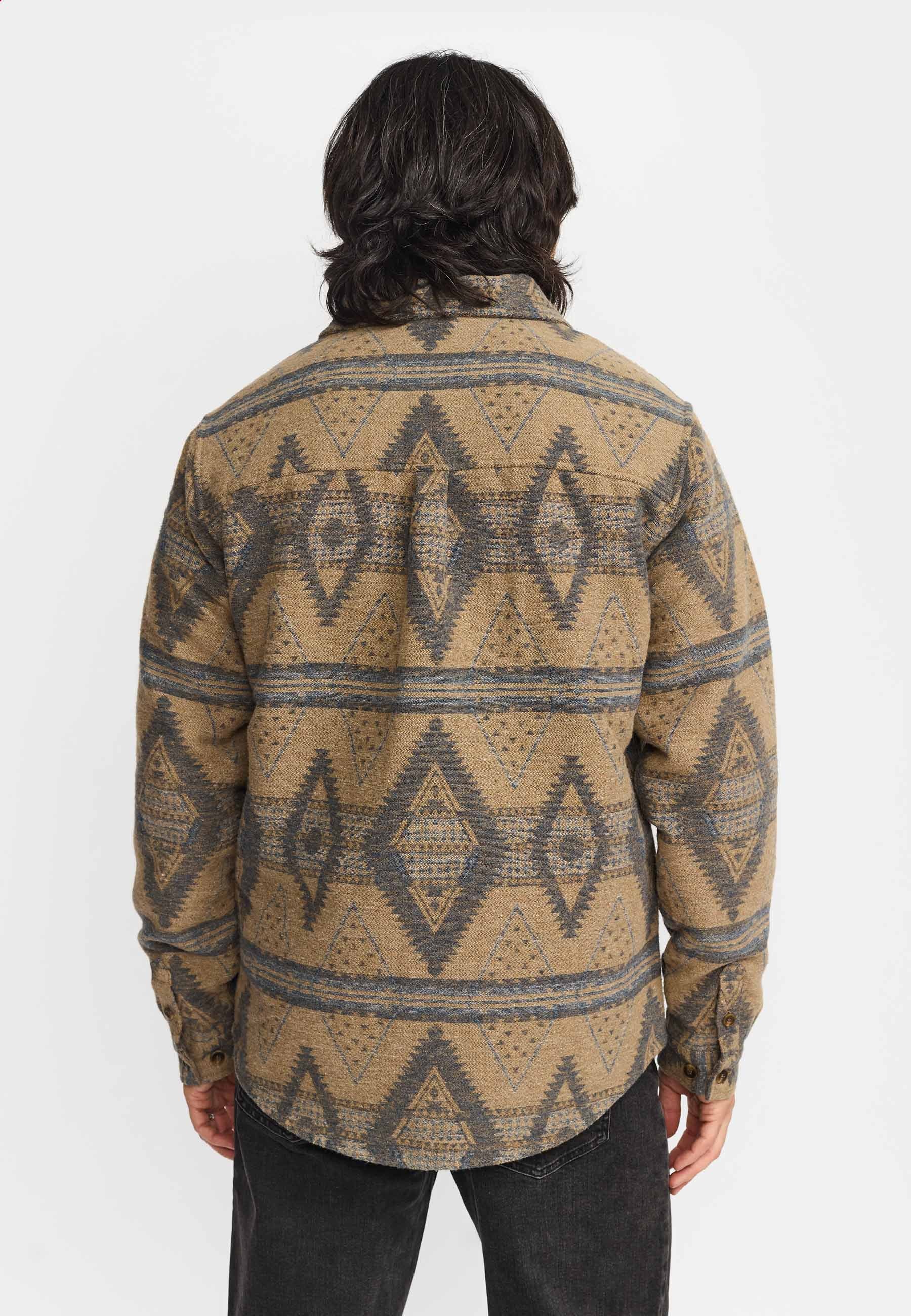 Revolution Casual Overshirt Overshirts Blue