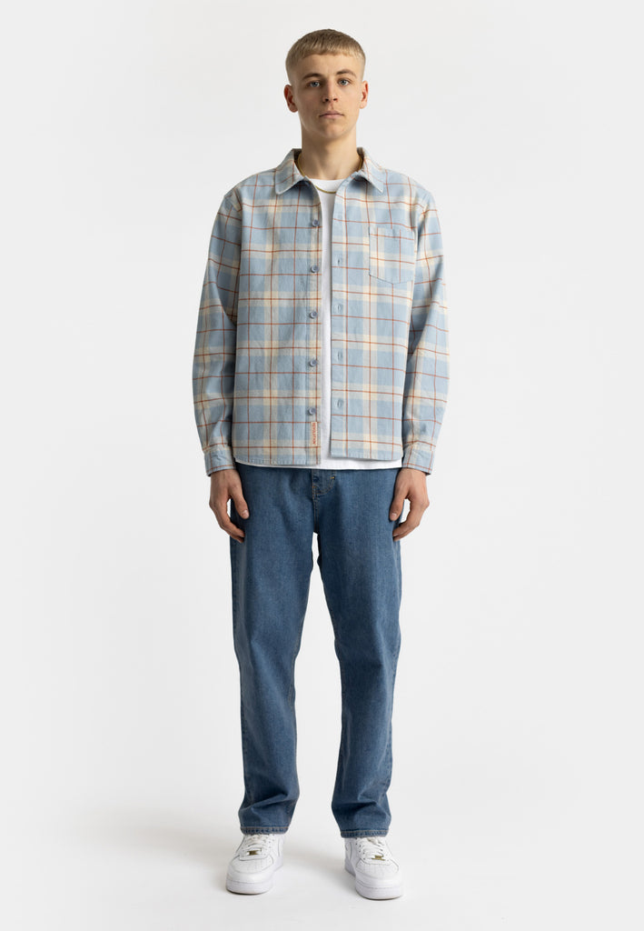 Revolution Casual Overshirt Overshirts Lightblue