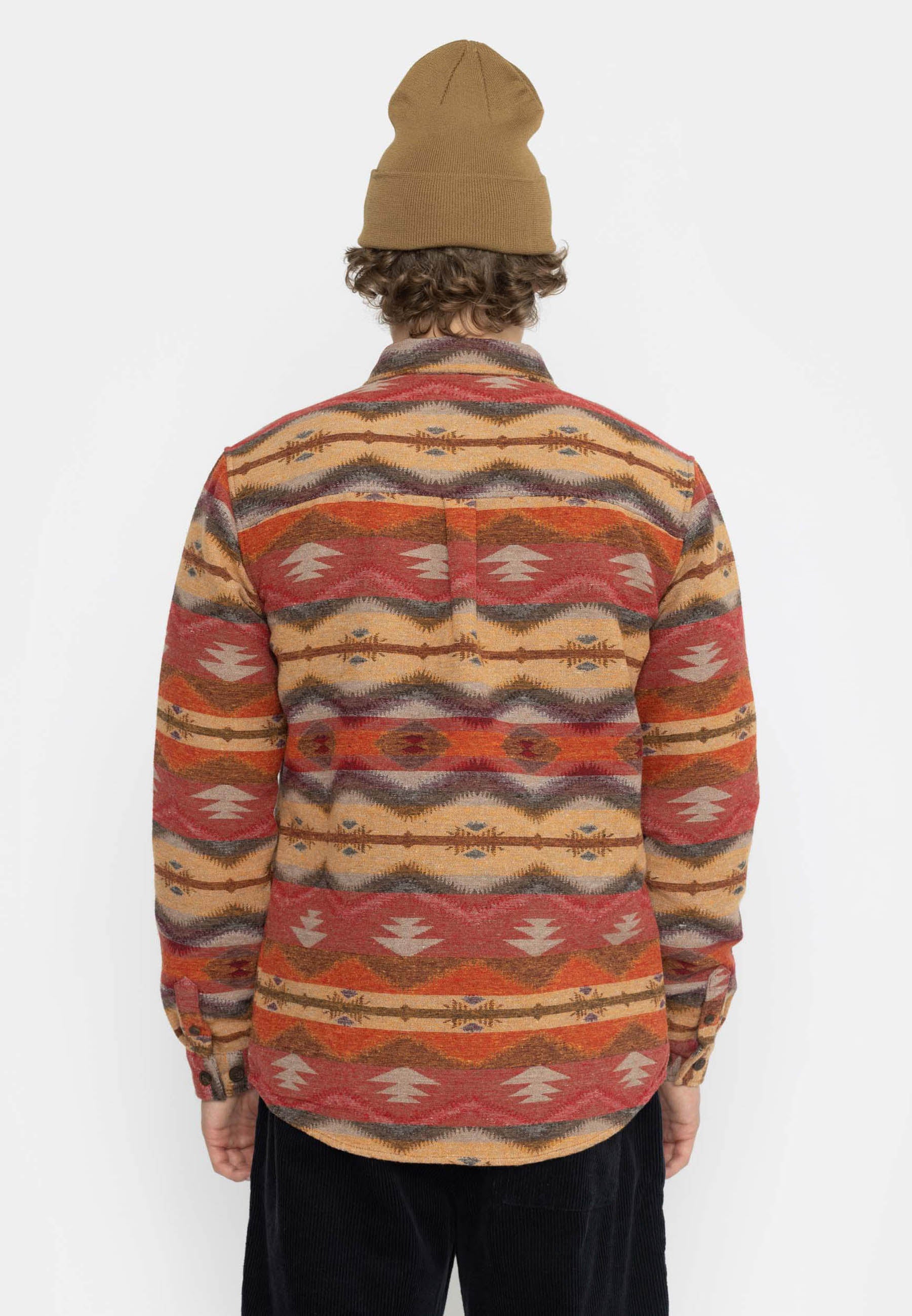 Revolution Casual Overshirt Overshirts Darkred