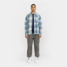 Revolution Casual Overshirt Overshirts Blue