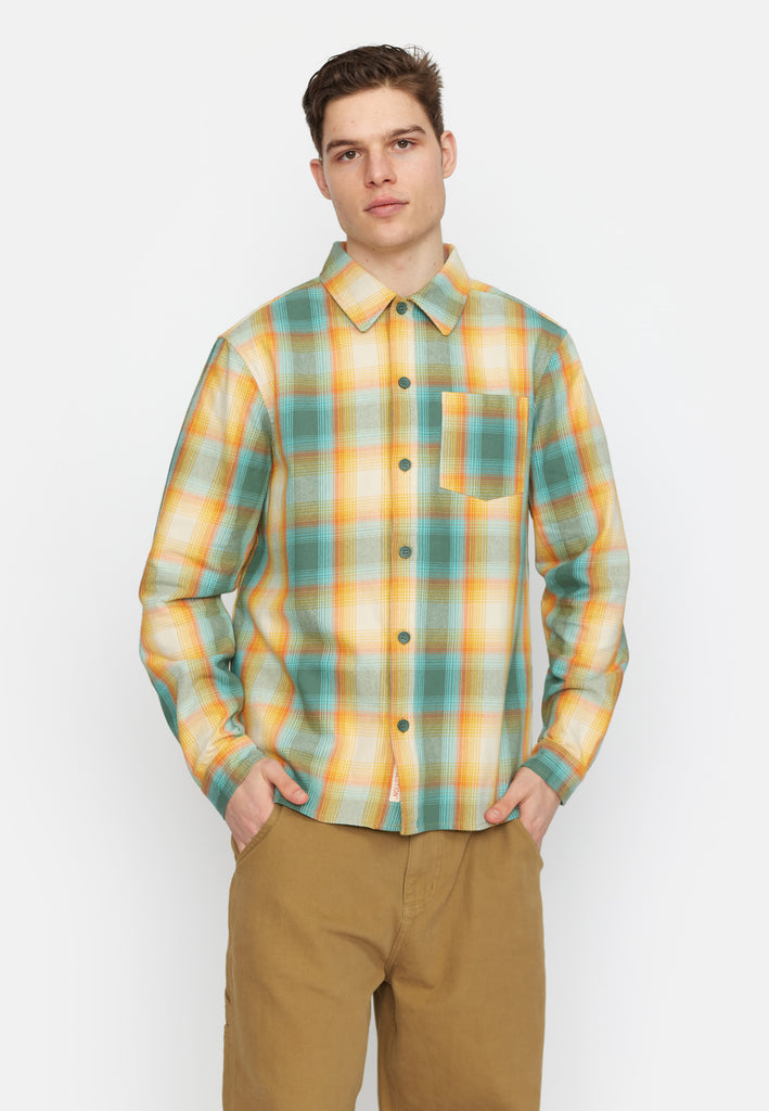 Revolution Casual Overshirt Overshirts Green