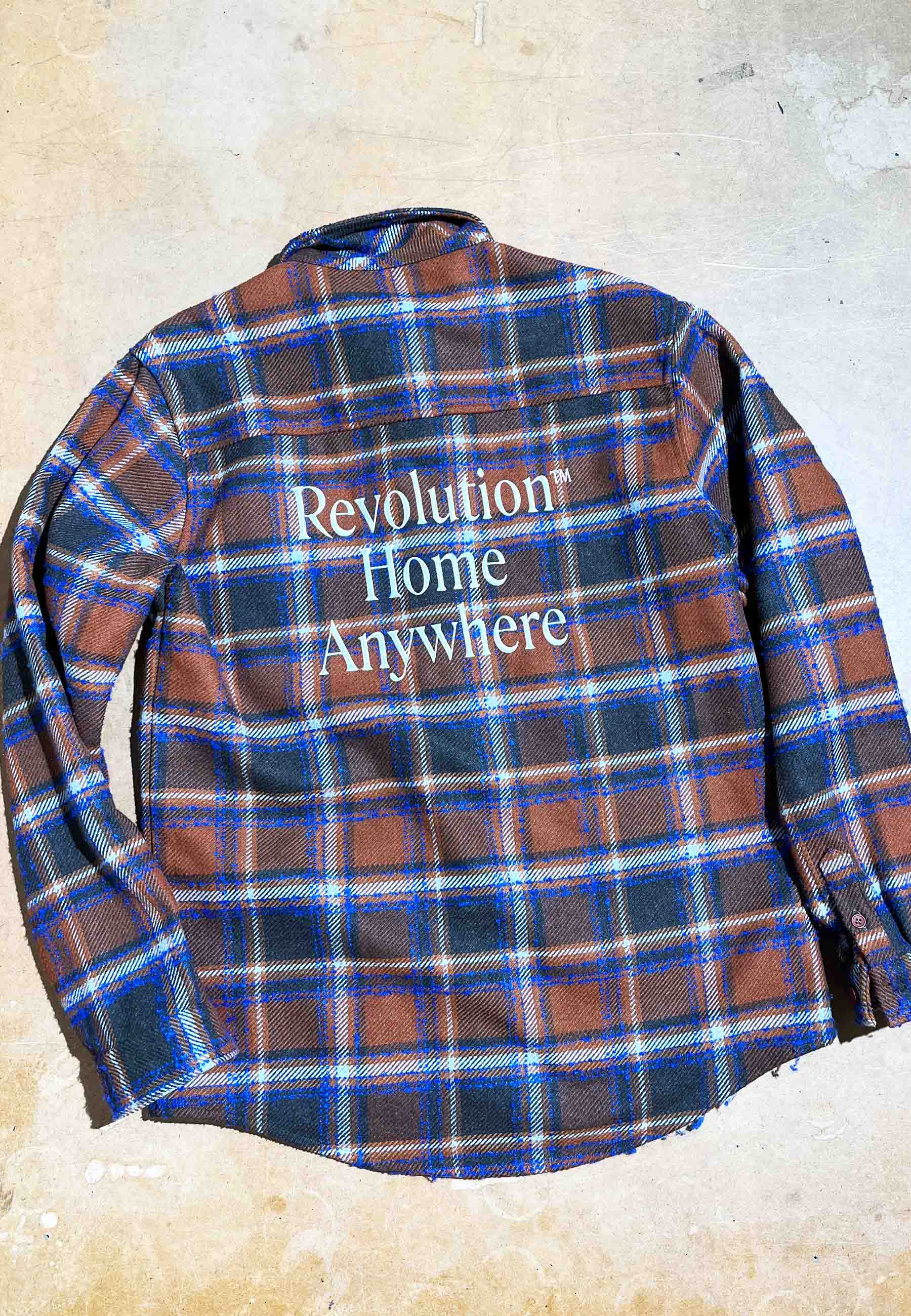 Revolution Casual Overshirt Vintaged Army