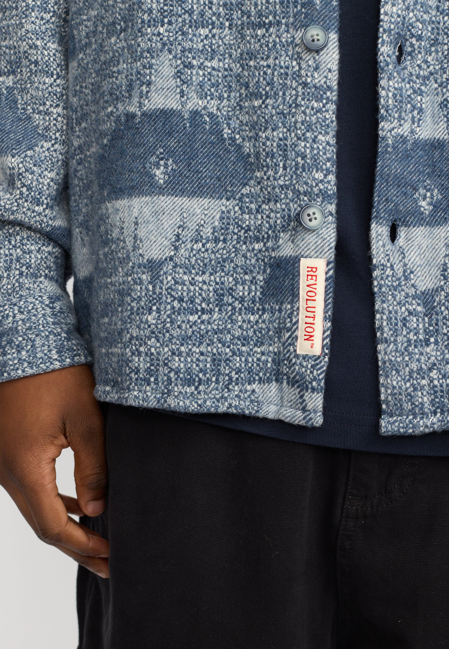 Revolution Casual Shirt Long-sleeve Shirts Blue
