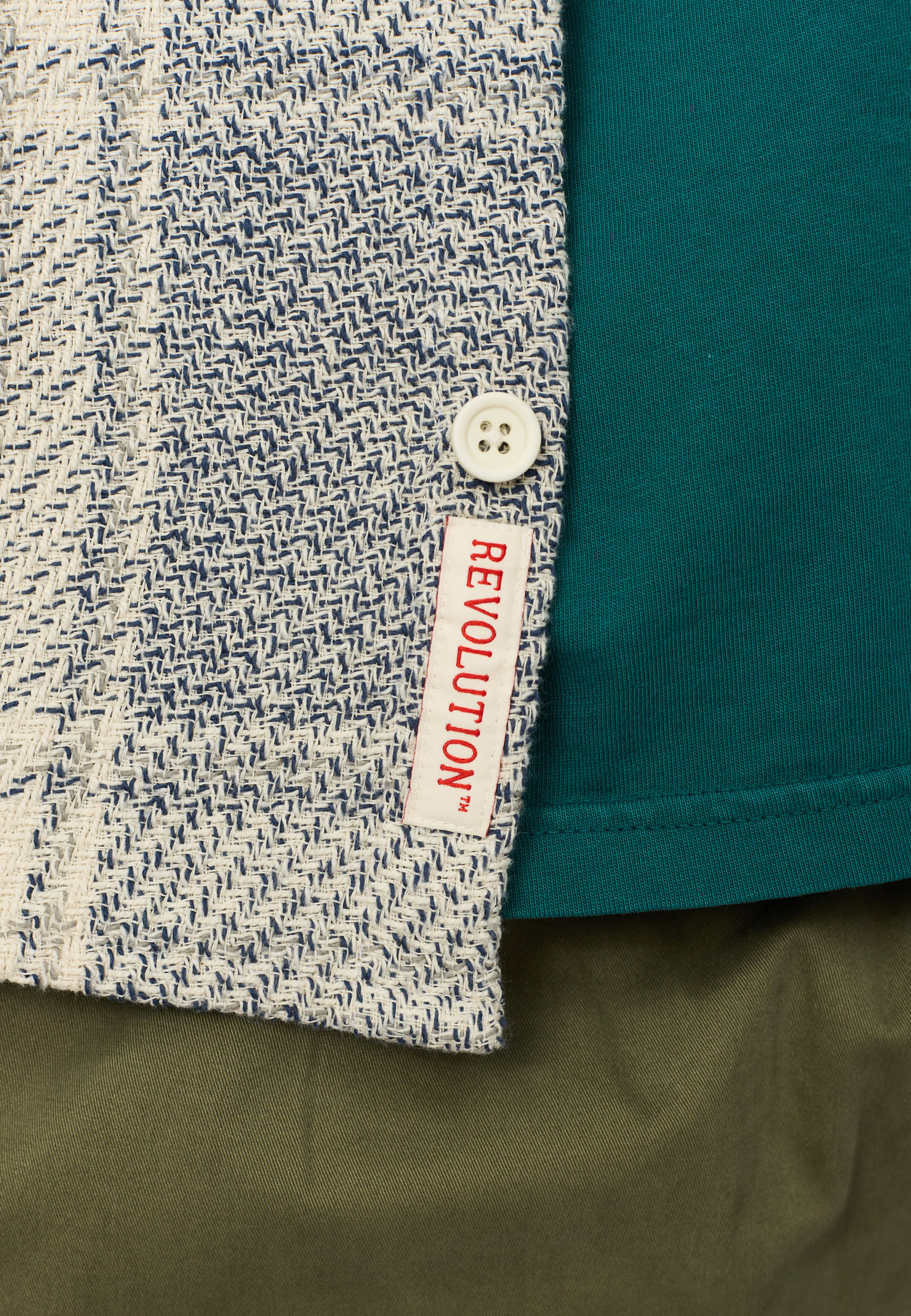 Revolution Casual Shirt Long-sleeve Shirts Offwhite