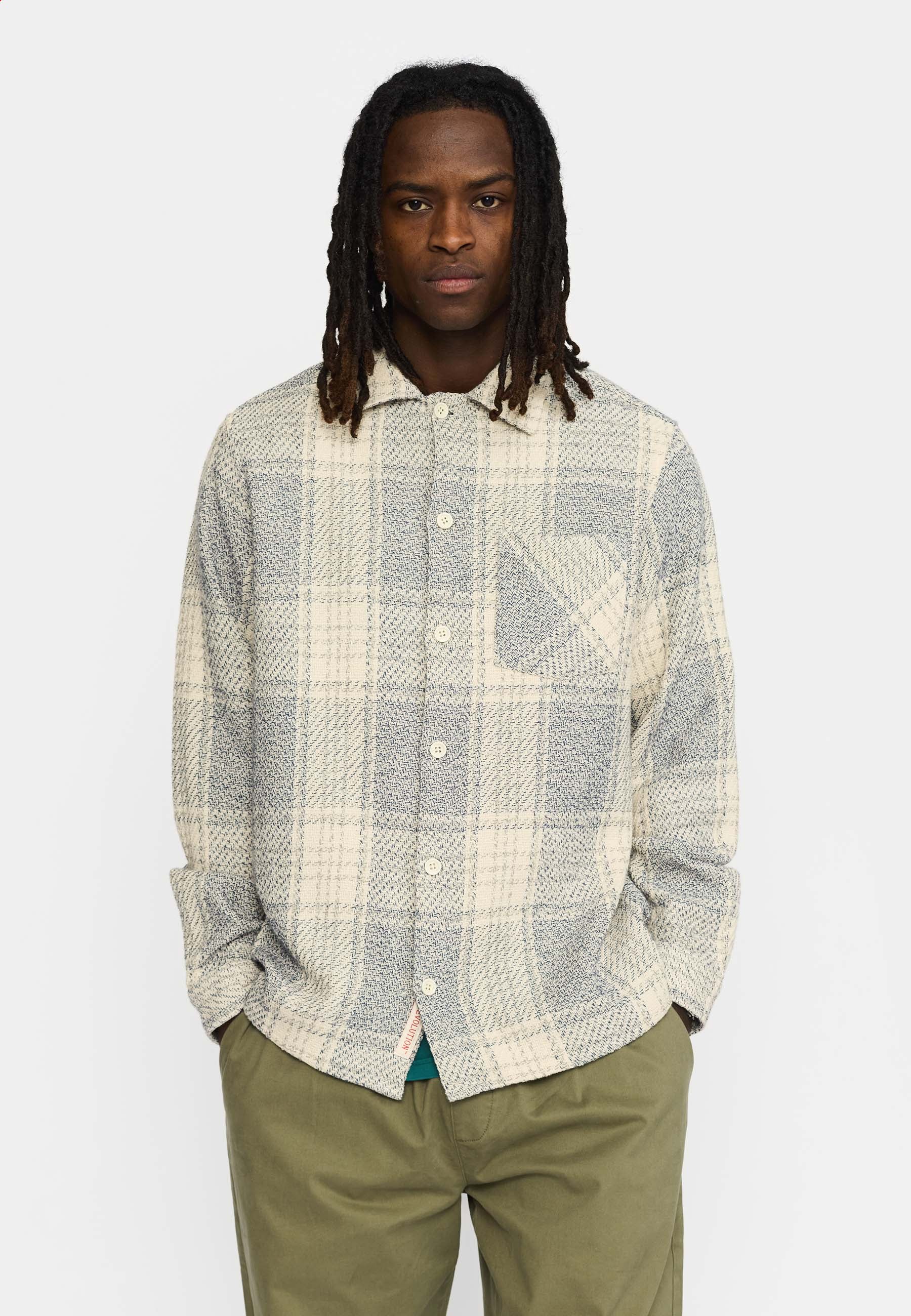 Revolution Casual Shirt Long-sleeve Shirts Offwhite