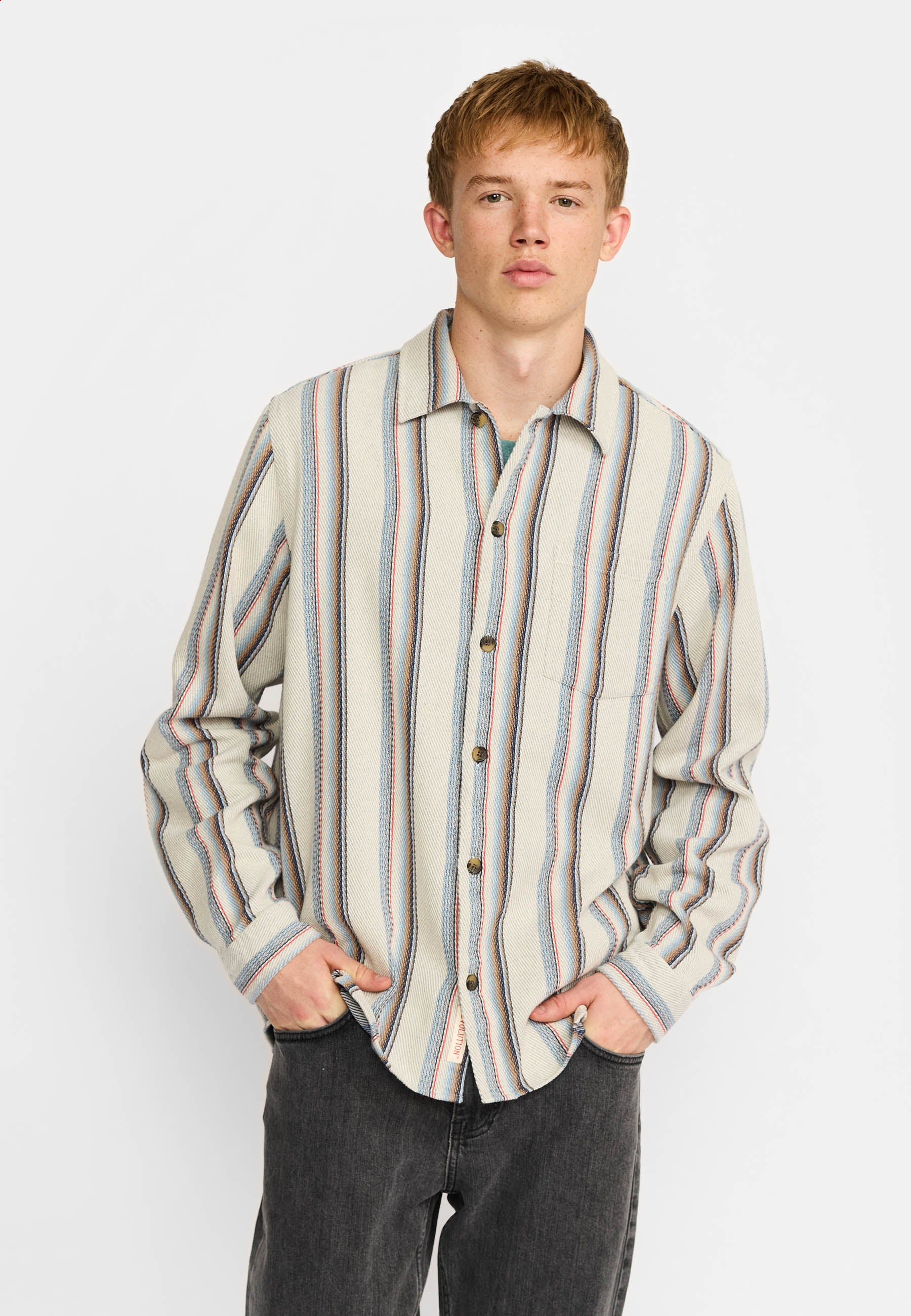 Revolution Casual Shirt Long-sleeve Shirts Blue