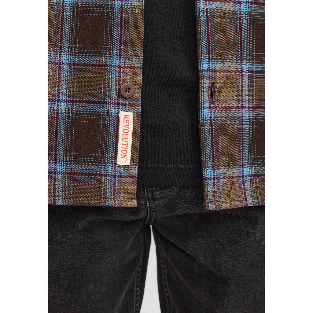 Revolution Casual Shirt Long-sleeve Shirts Brown