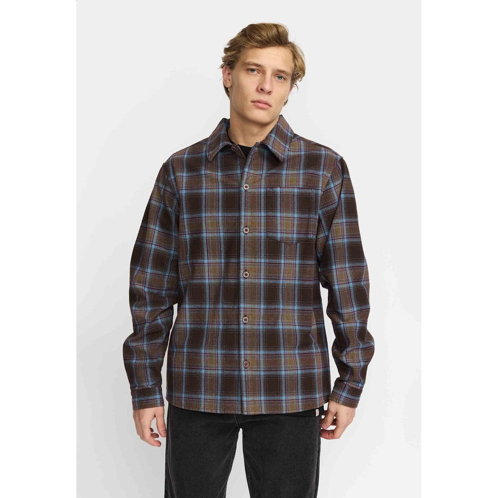 Revolution Casual Shirt Long-sleeve Shirts Brown