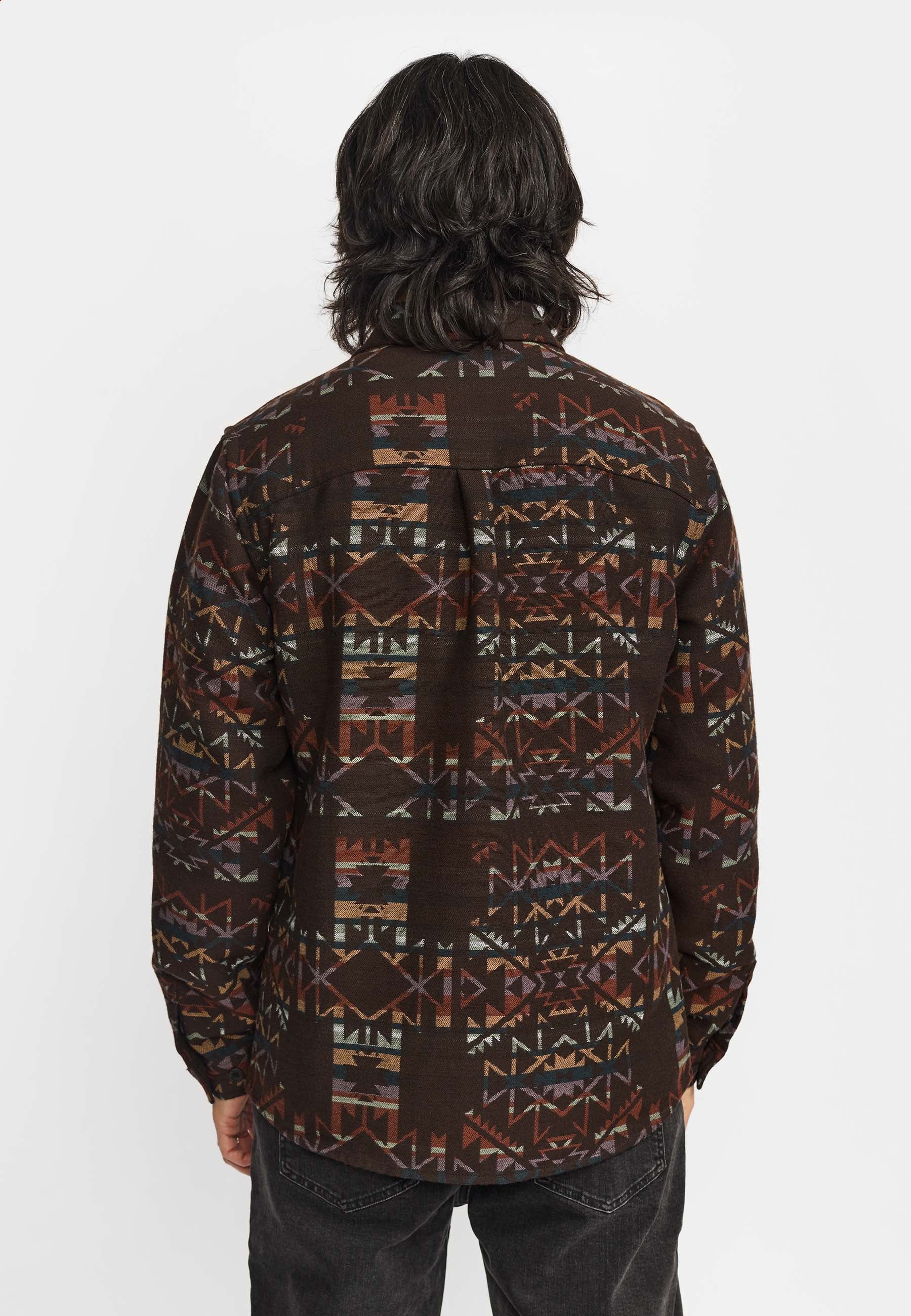 Revolution Casual Shirt Long-sleeve Shirts Brown