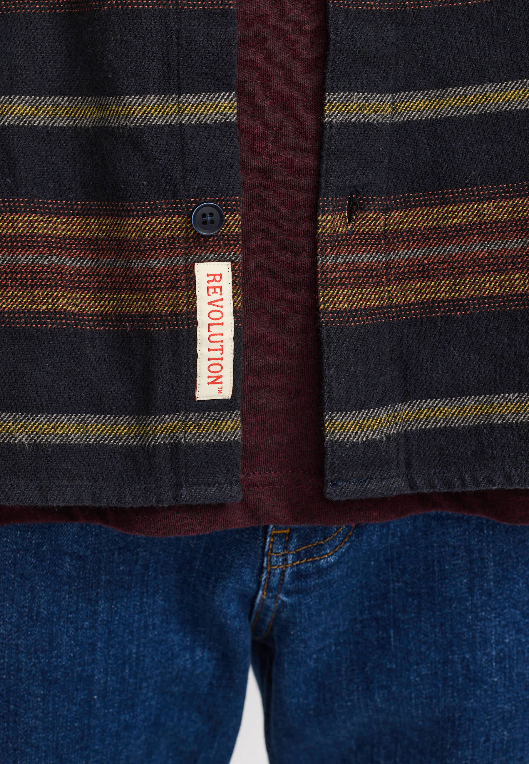 Revolution Casual Shirt Long-sleeve Shirts Red