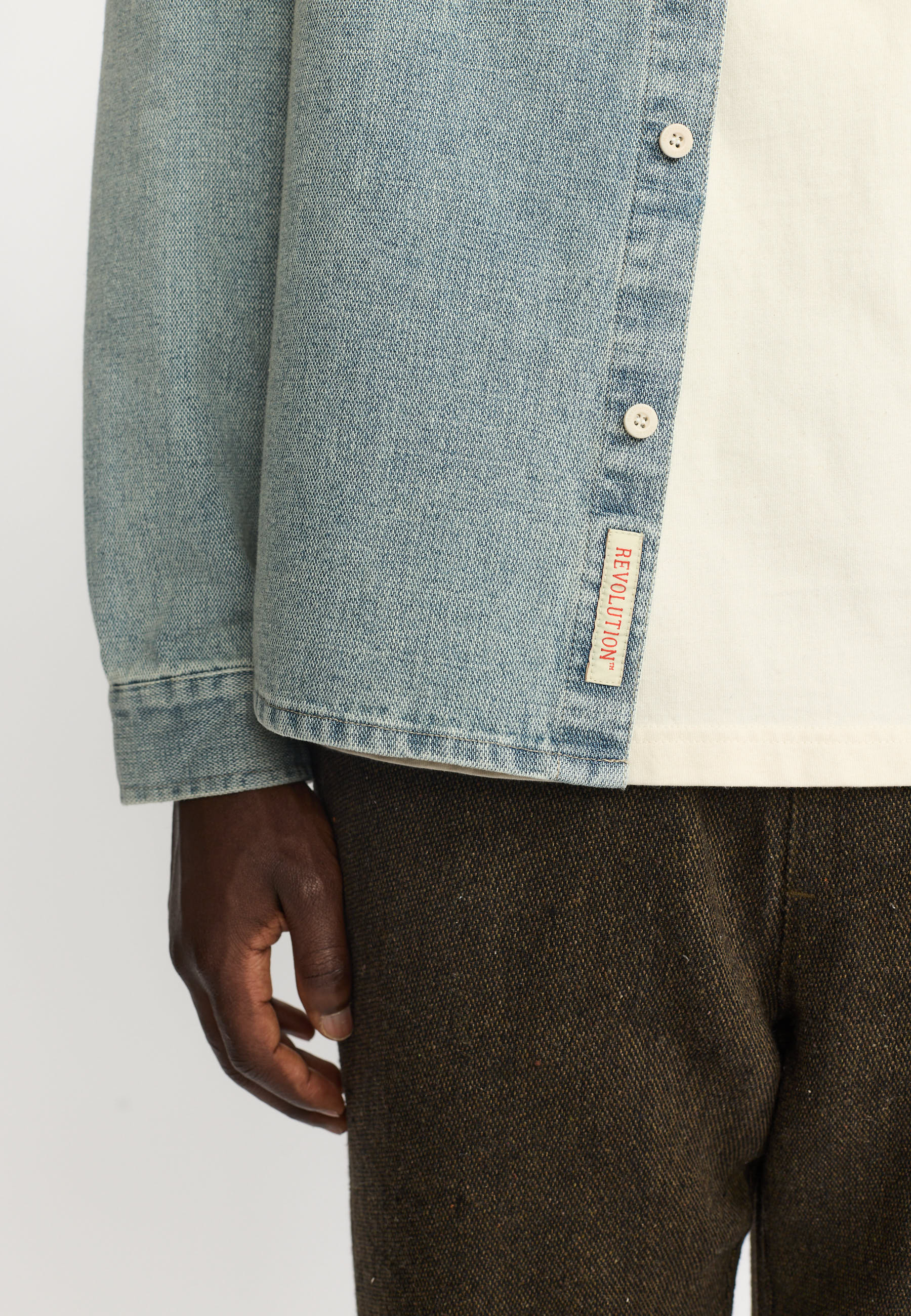Revolution Casual Shirt Long-sleeve Shirts Blue