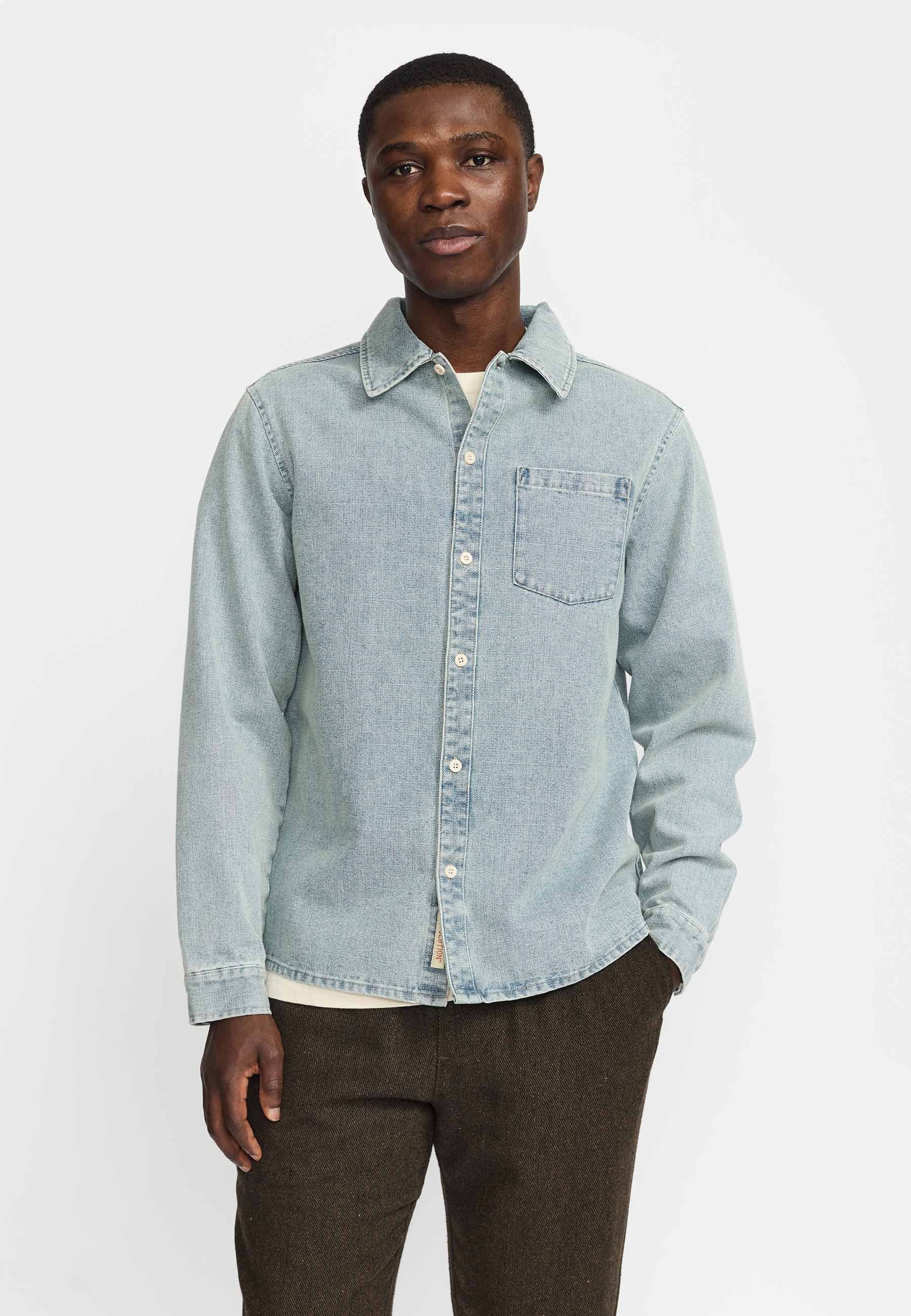 Revolution Casual Shirt Long-sleeve Shirts Blue
