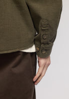 Revolution Casual Shirt Long-sleeve Shirts Army