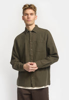 Revolution Casual Shirt Long-sleeve Shirts Army