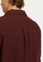Revolution Casual Shirt Long-sleeve Shirts Burgundy