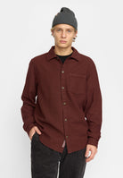 Revolution Casual Shirt Long-sleeve Shirts Burgundy