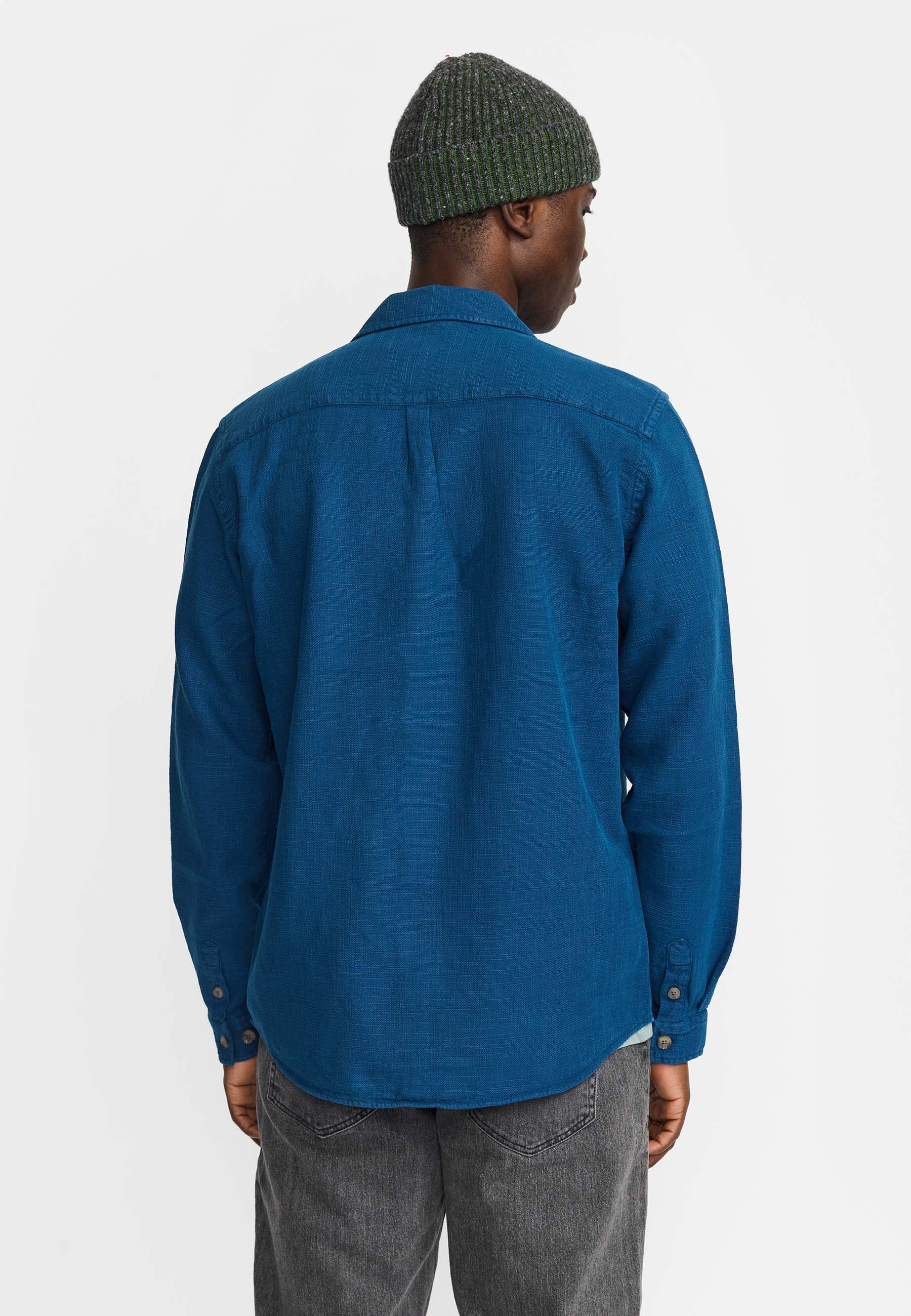 Revolution Casual Shirt Long-sleeve Shirts Darkblue