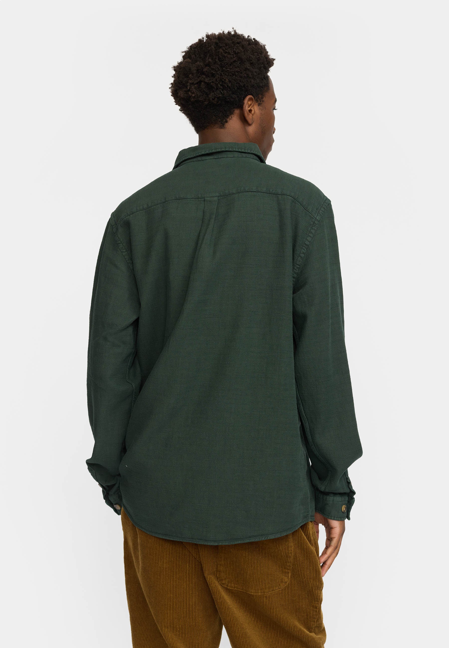 Revolution Casual Shirt Long-sleeve Shirts Darkgreen