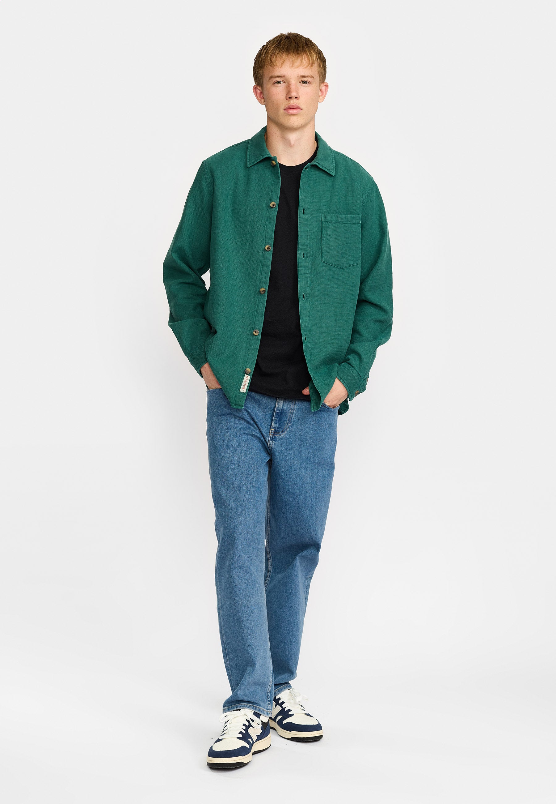 Revolution Casual Shirt Long-sleeve Shirts Green