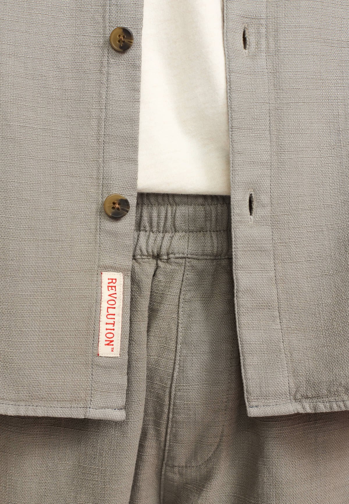 Revolution Casual Shirt Long-sleeve Shirts Grey