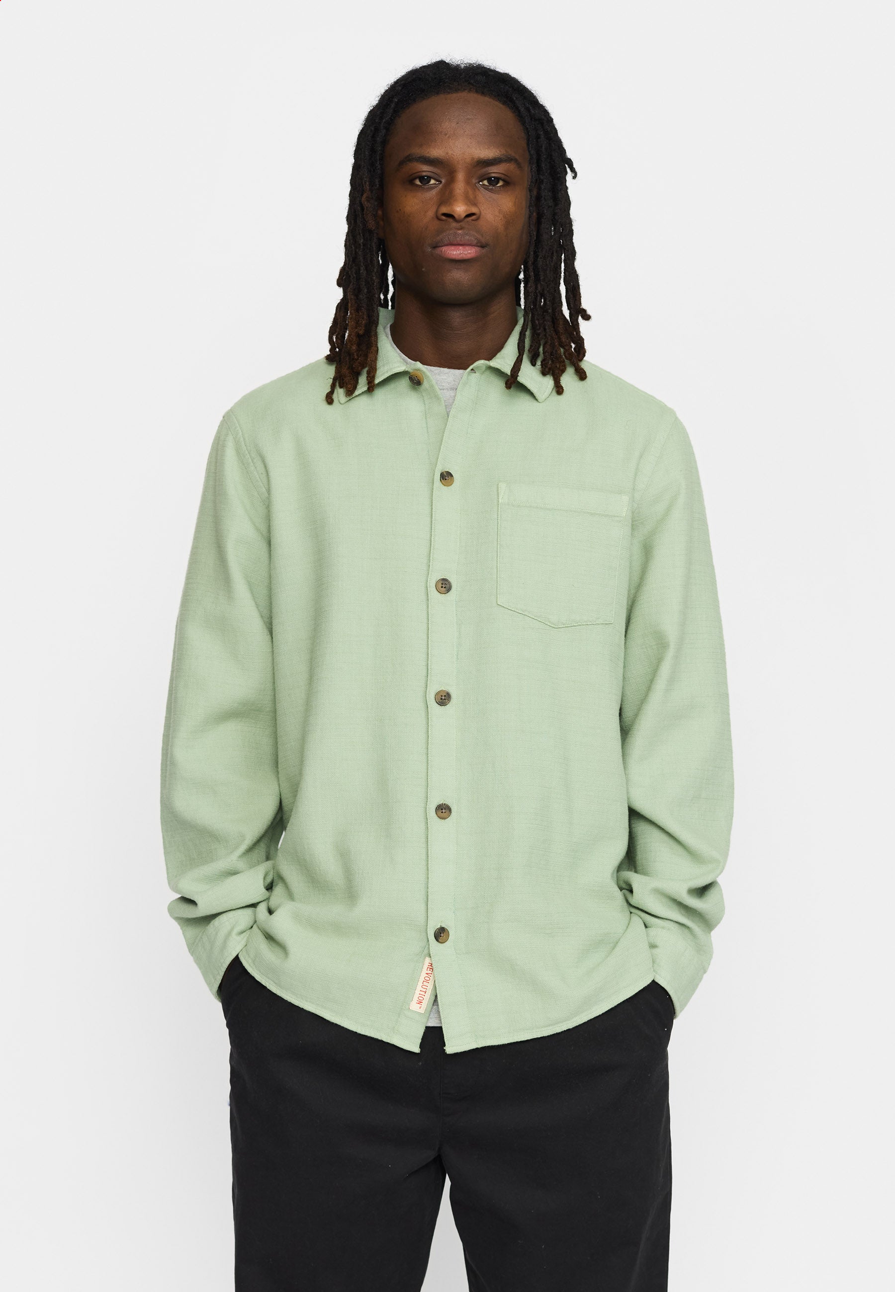 Revolution Casual Shirt Long-sleeve Shirts Mint