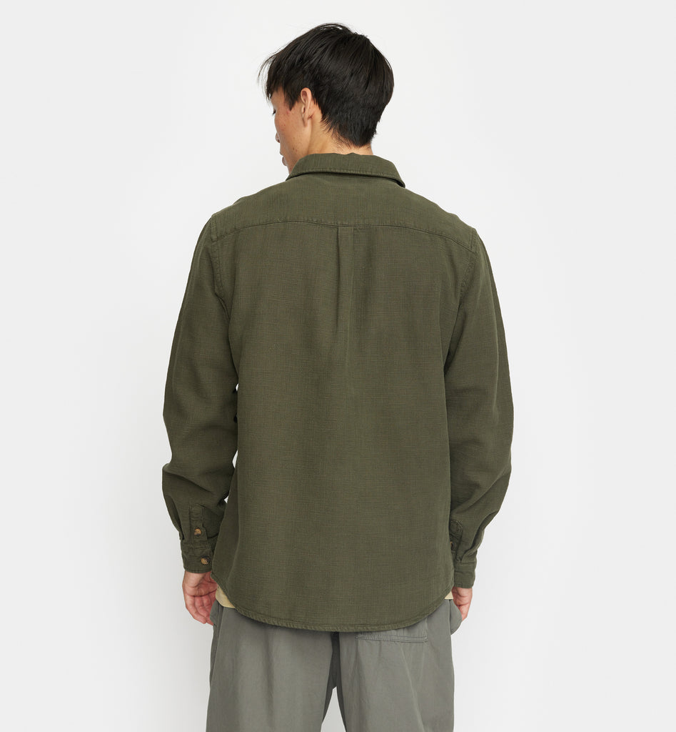 Revolution Casual Shirt Long-sleeve Shirts Army