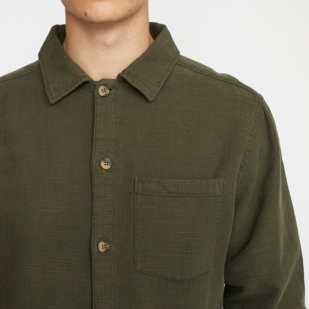 Revolution Casual Shirt Long-sleeve Shirts Army