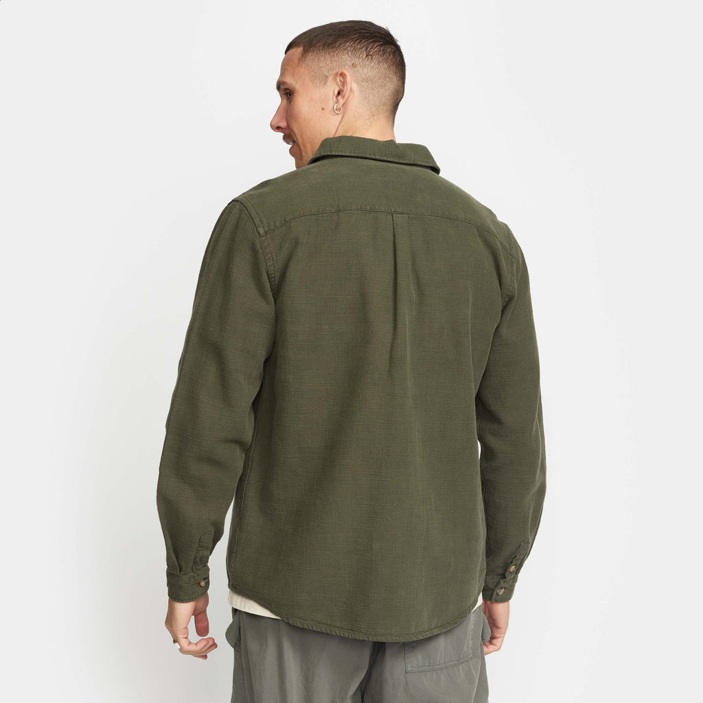 Revolution Casual Shirt Long-sleeve Shirts Army