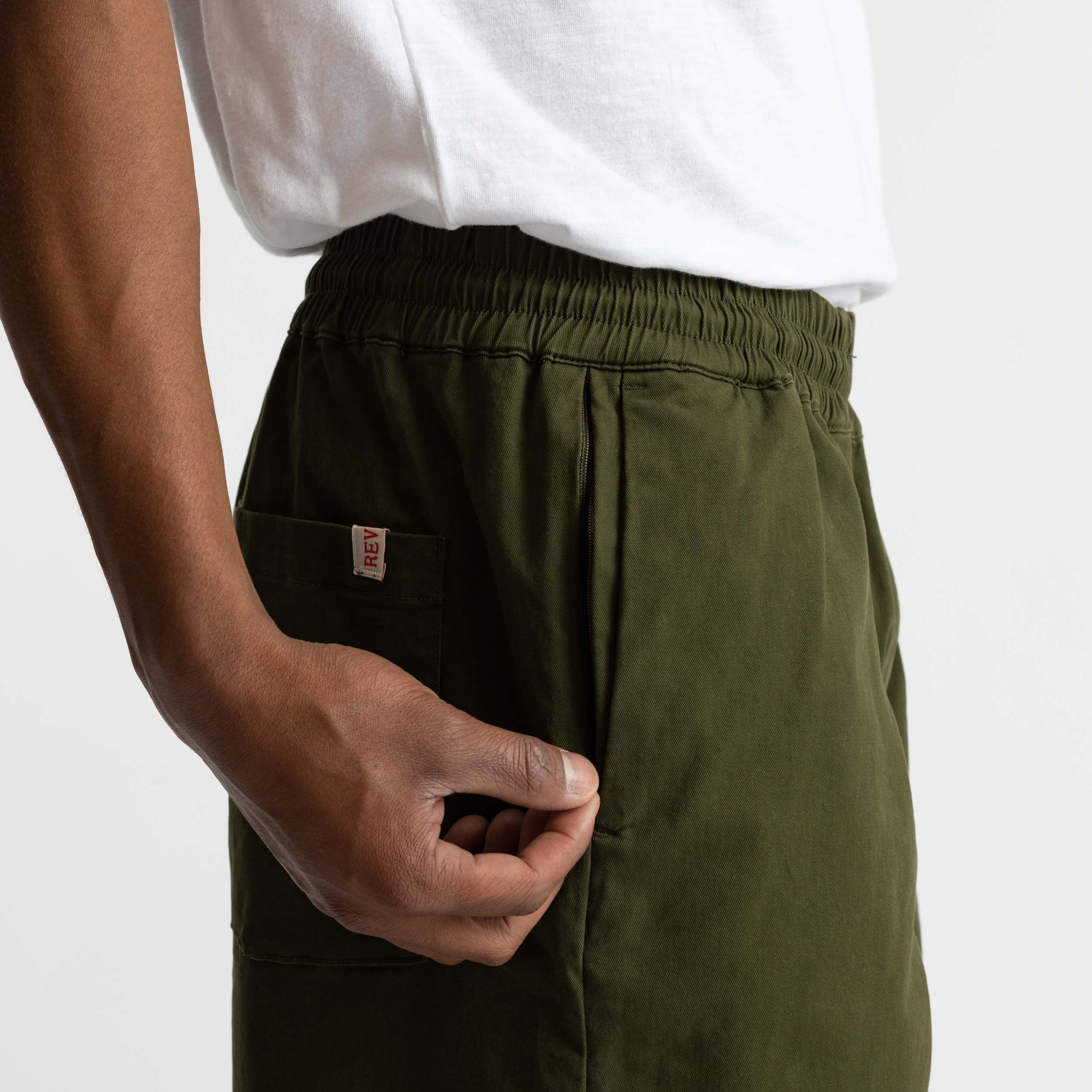 Revolution Casual Shorts Shorts Army