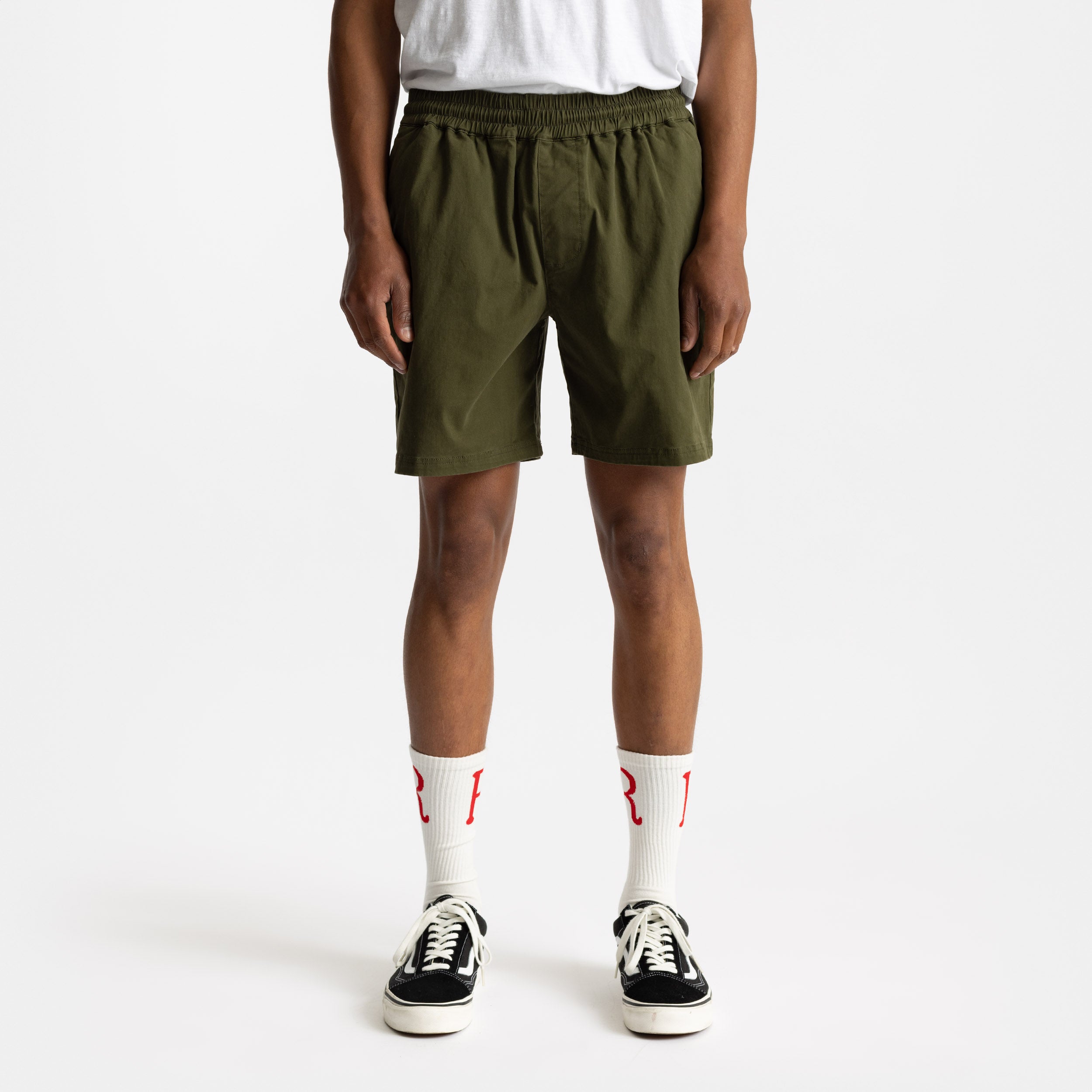 Revolution Casual Shorts Shorts Army