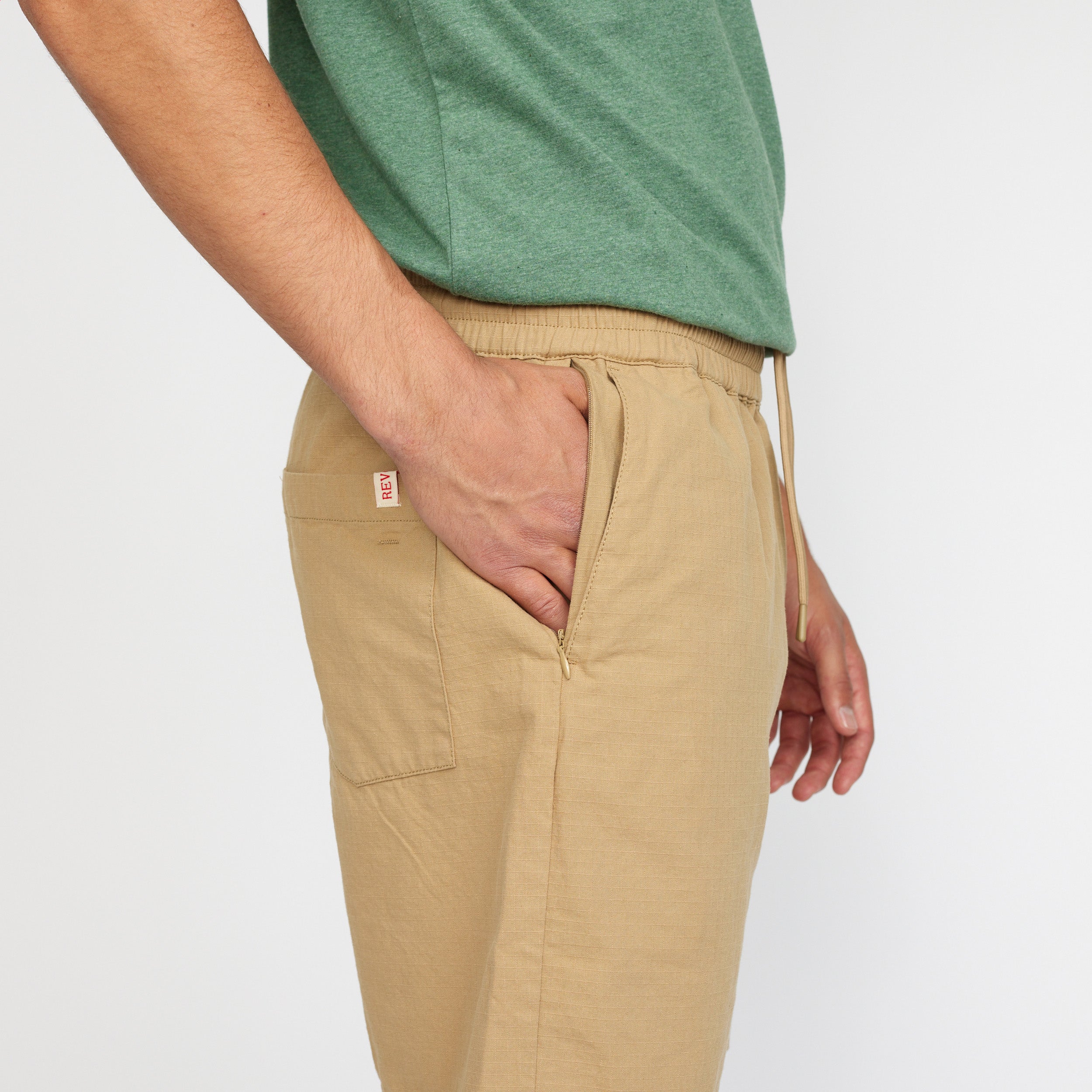 Revolution Casual Shorts Shorts Khaki