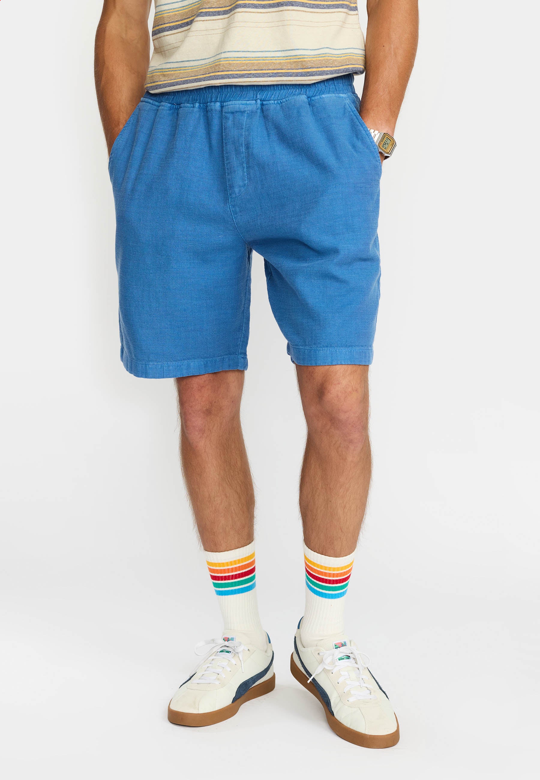 Revolution Casual Shorts Shorts Darkblue