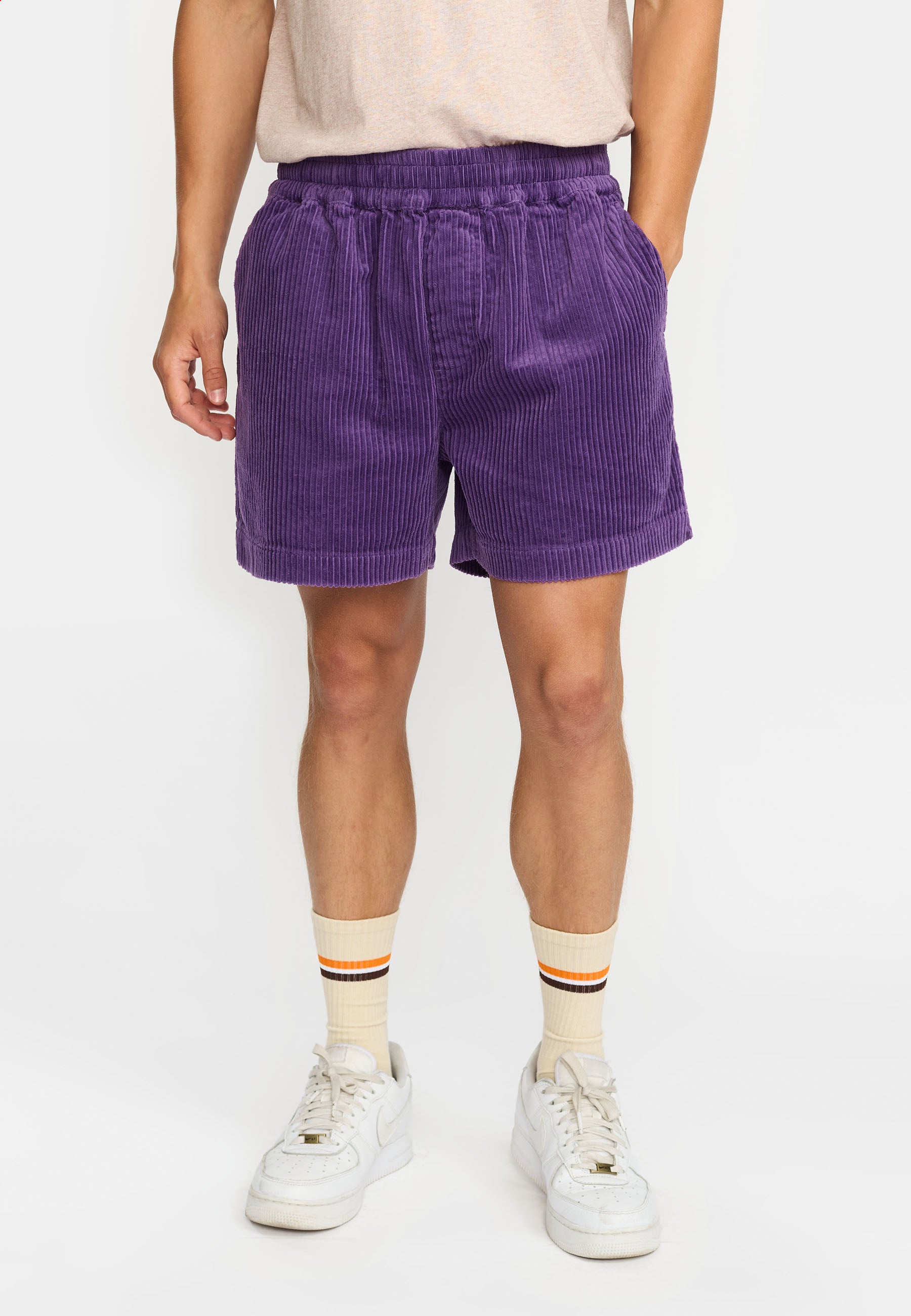 Revolution Casual Shorts Shorts Purple