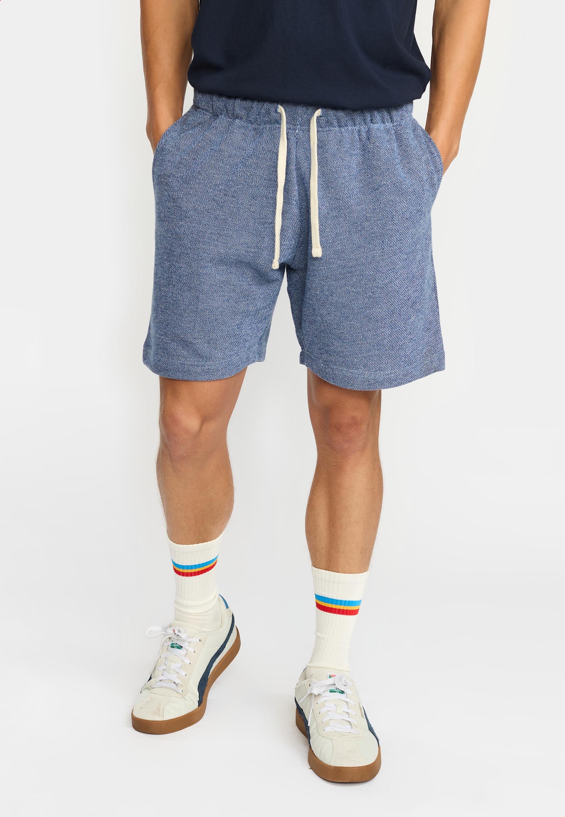 Revolution Casual Shorts Shorts Blue