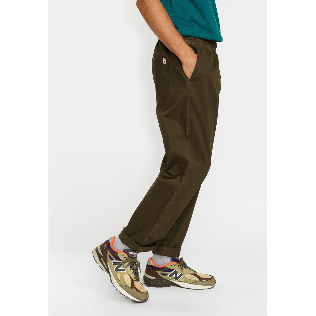 Revolution Casual Trousers Trousers Army