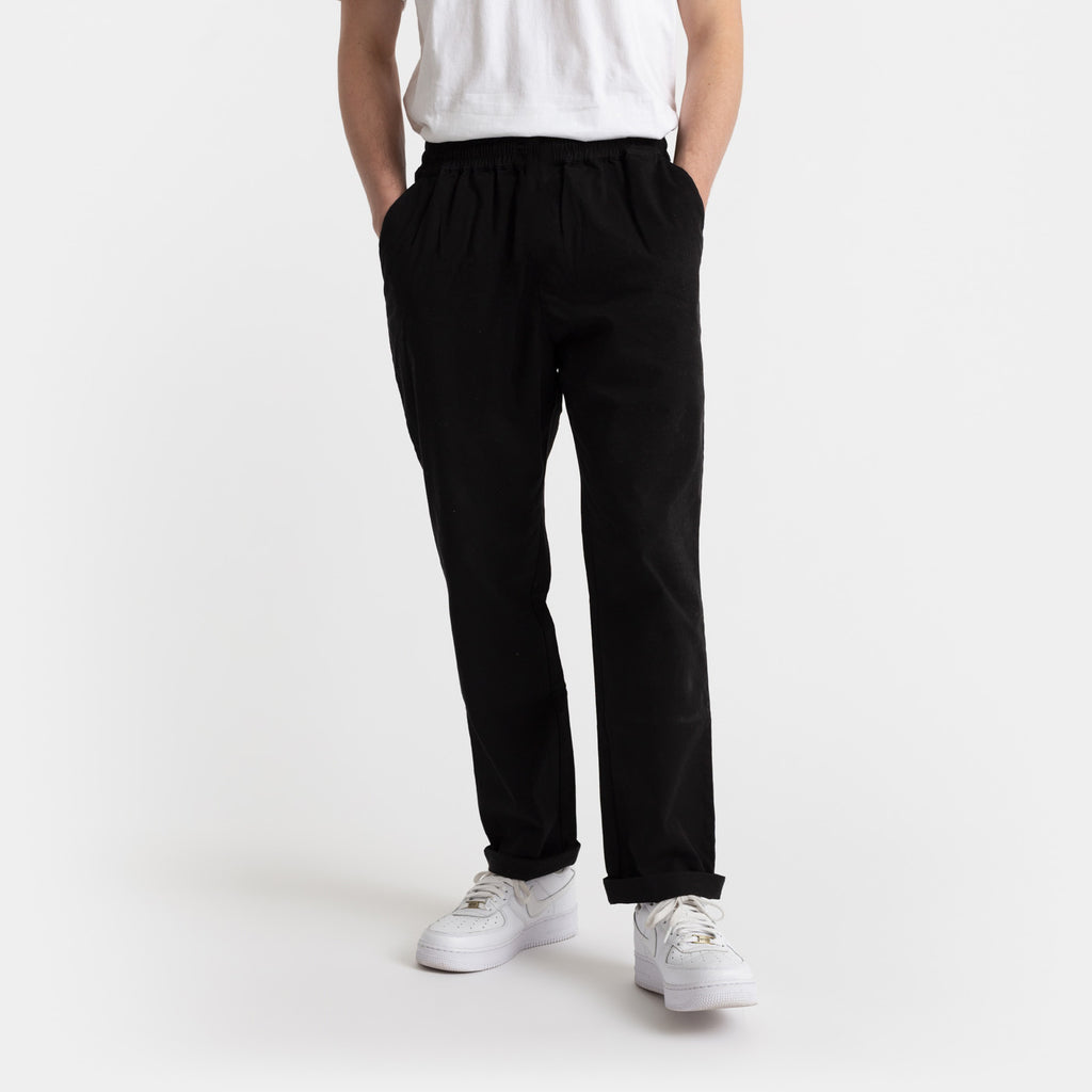 Revolution Casual Trousers Trousers Black