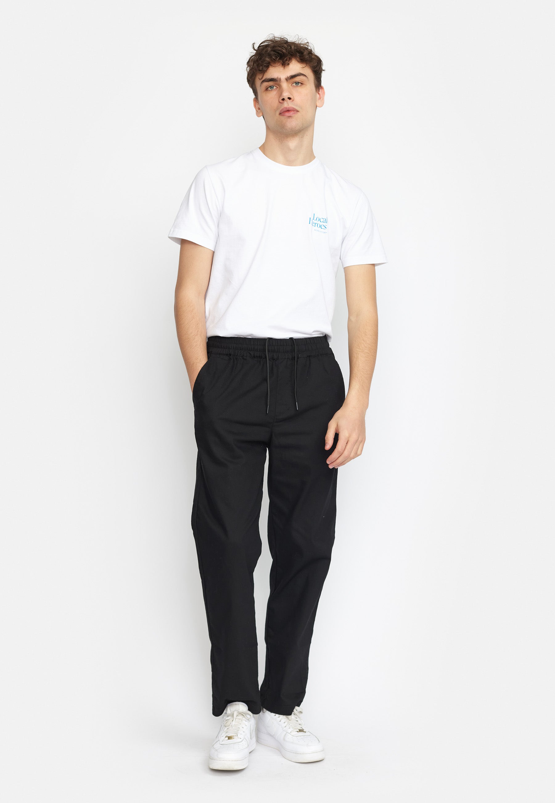 Revolution Casual Trousers Trousers Black