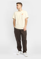 Revolution Casual Trousers Trousers Darkbrown