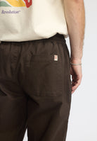 Revolution Casual Trousers Trousers Darkbrown