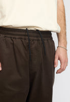 Revolution Casual Trousers Trousers Darkbrown