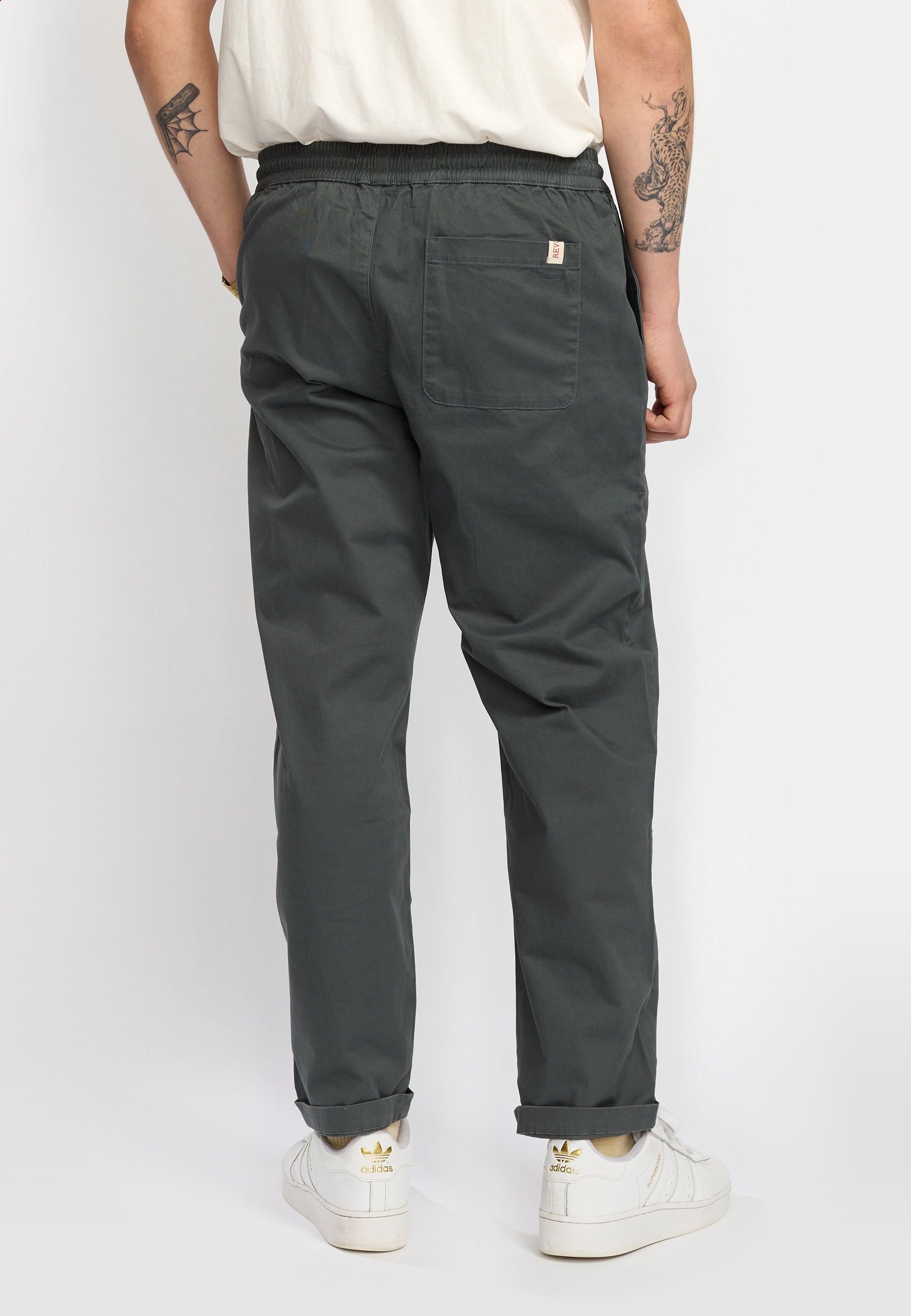 Revolution Casual Trousers Trousers Darkgrey