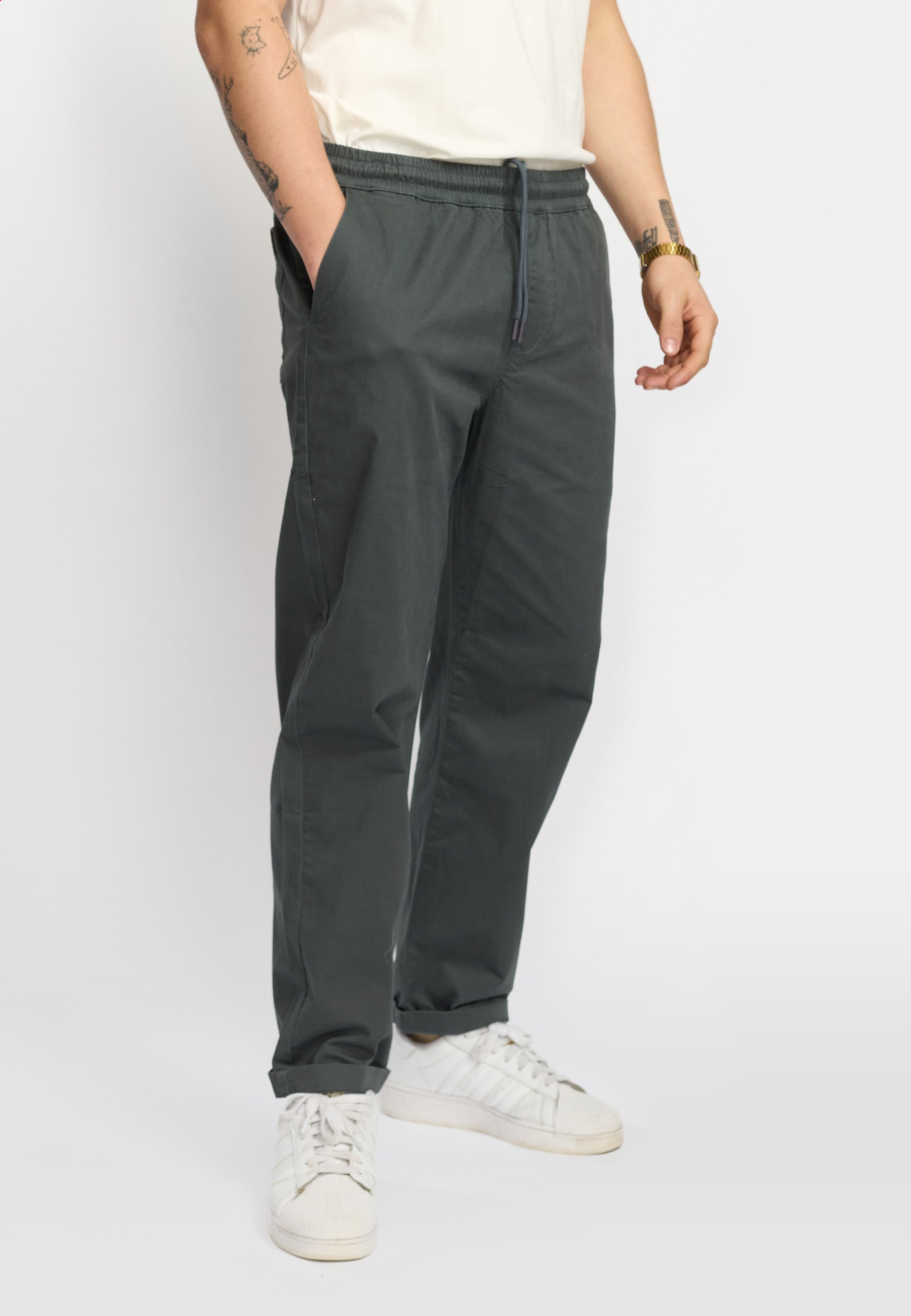 Casual Trousers / 5871 - Darkgrey – Revolution.eu
