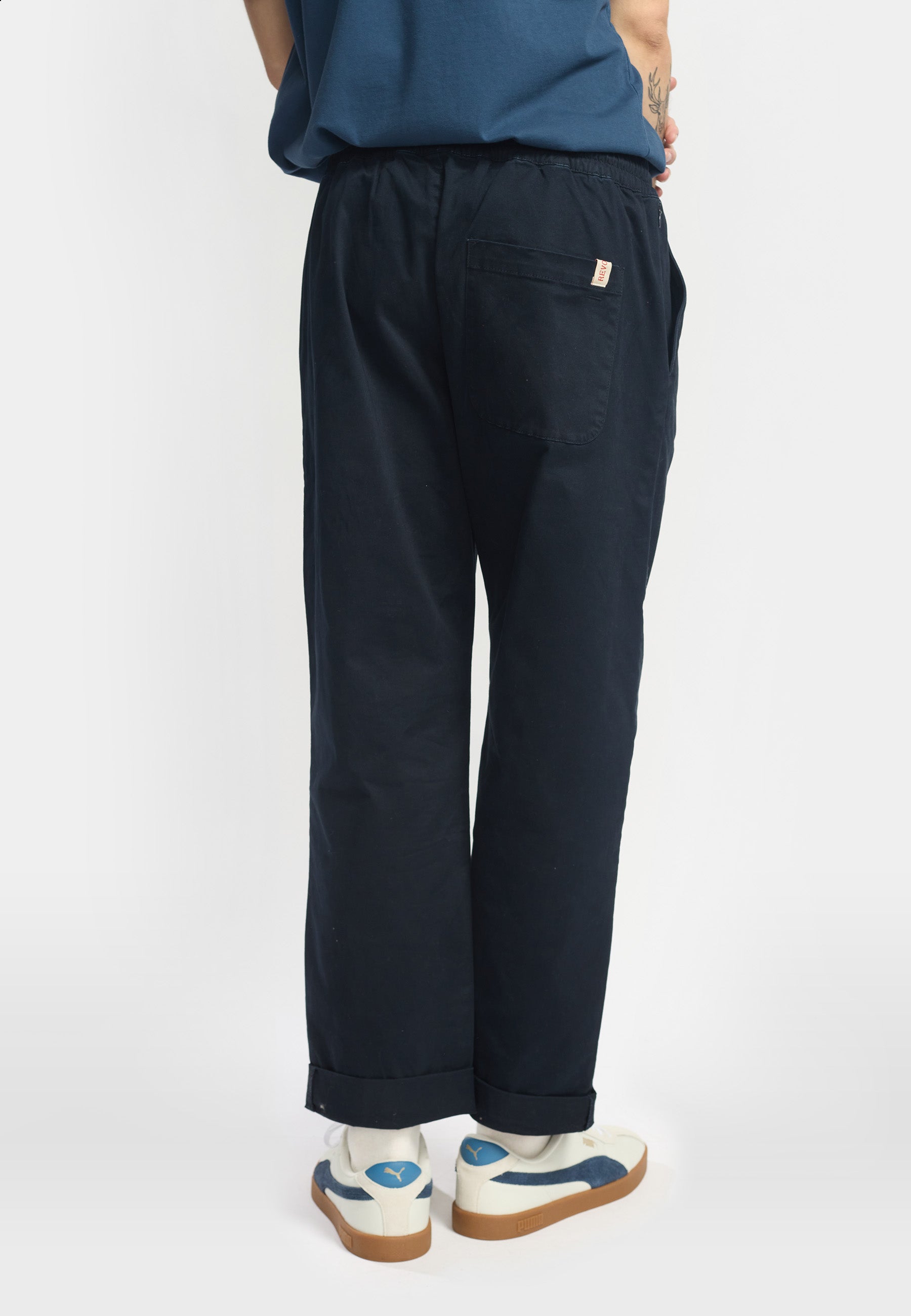 Revolution Casual Trousers Trousers Navy