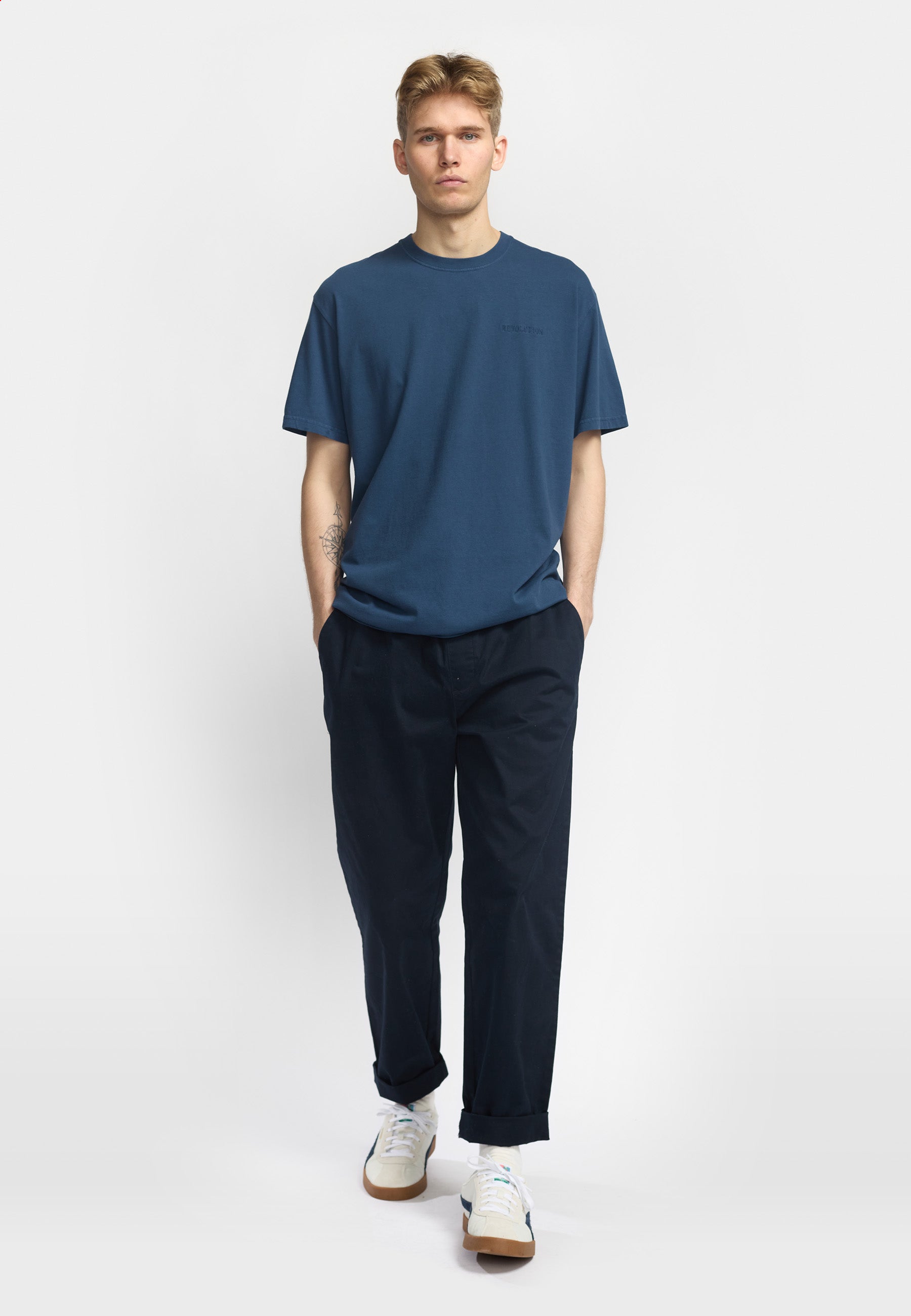 Revolution Casual Trousers Trousers Navy