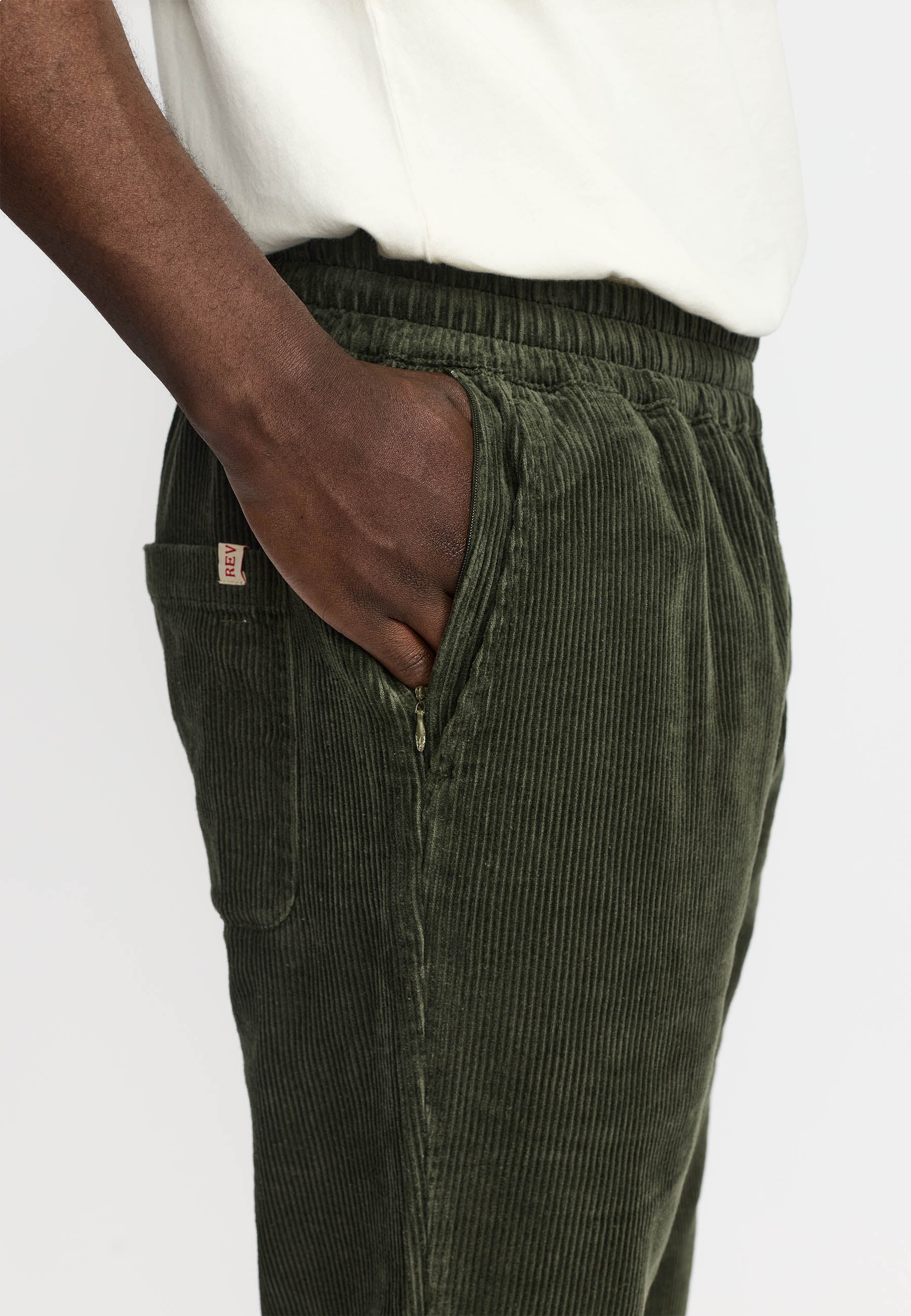 Revolution Casual Trousers Trousers Army