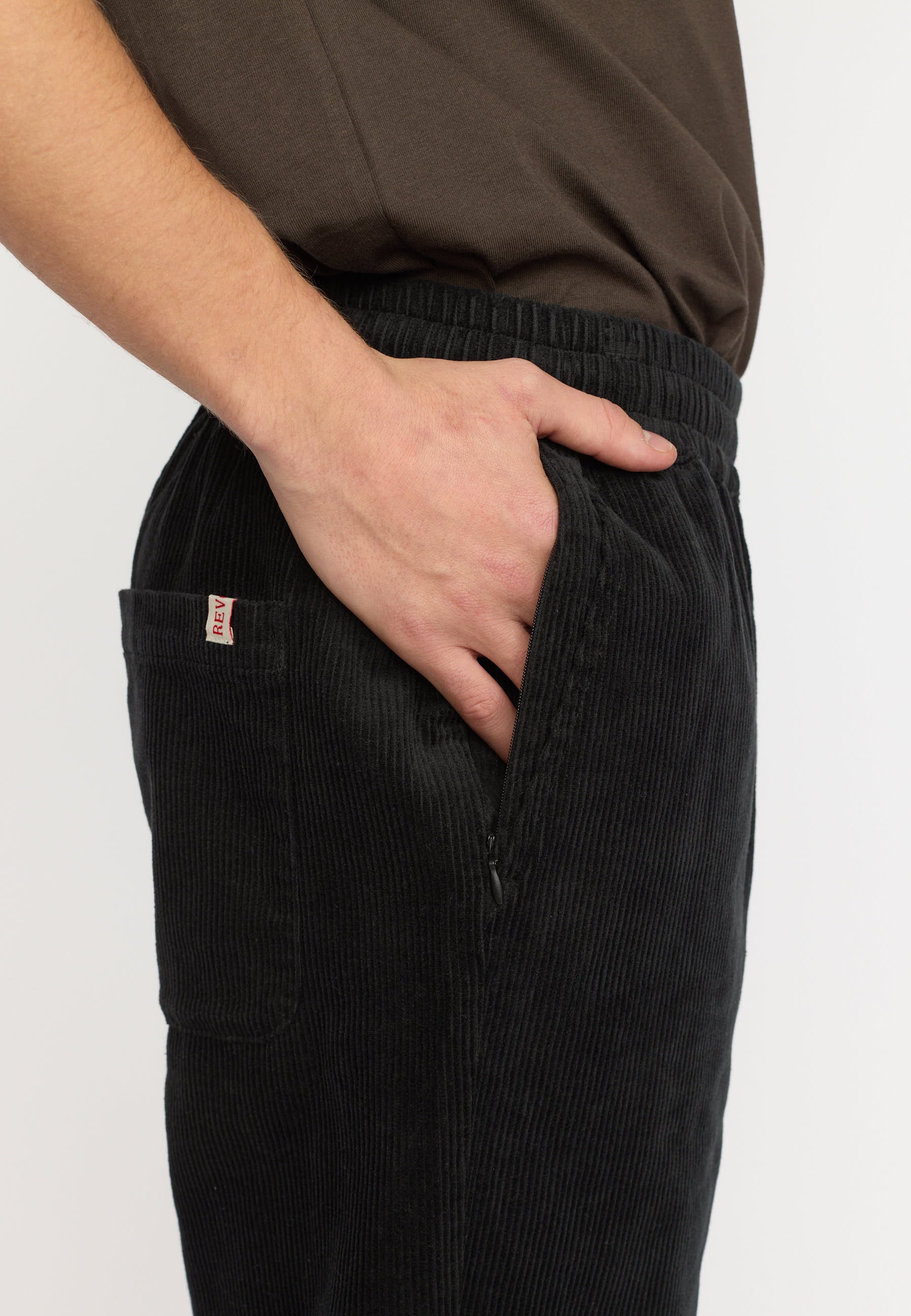 Revolution Casual Trousers Trousers Black