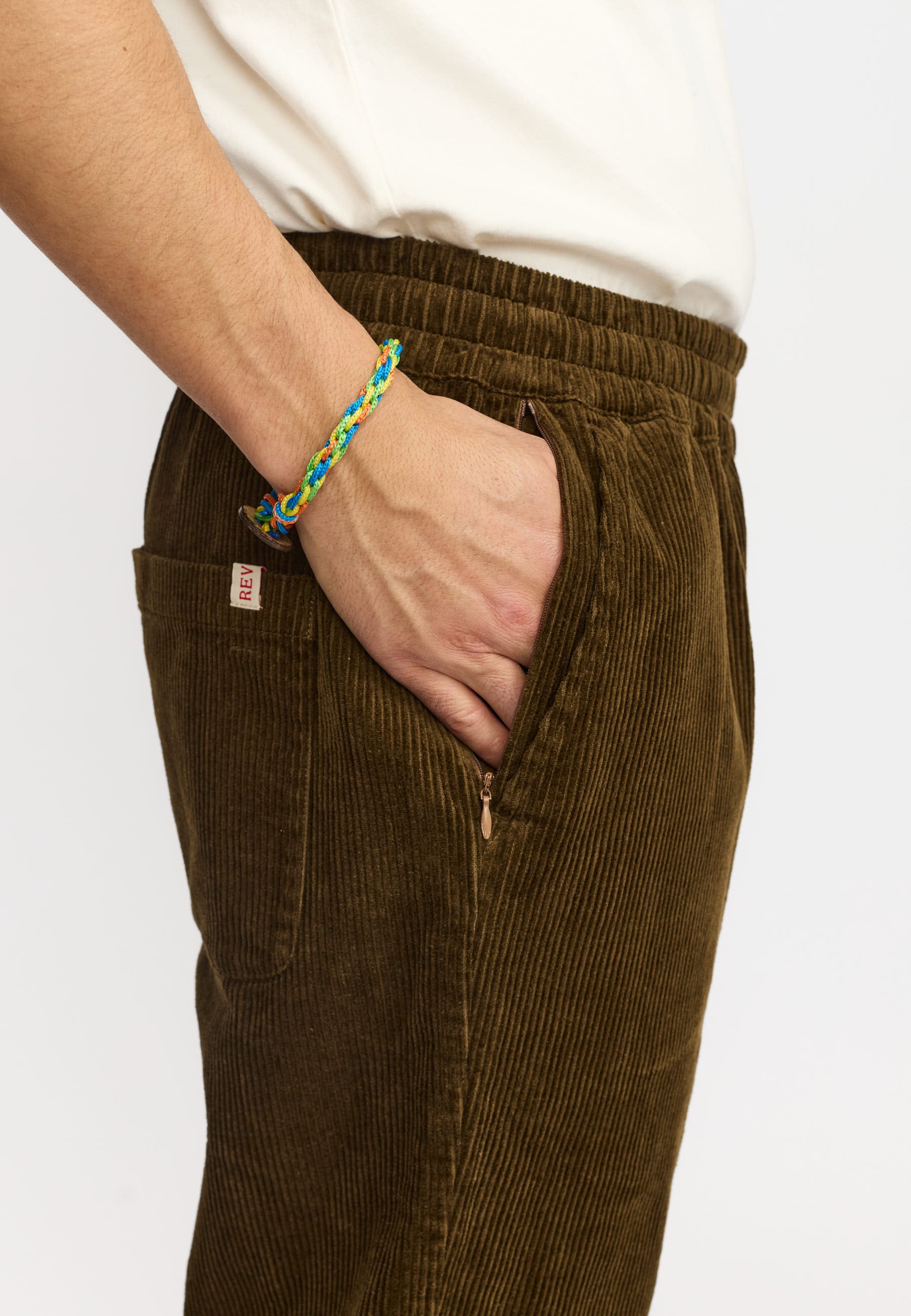 Revolution Casual Trousers Trousers Brown