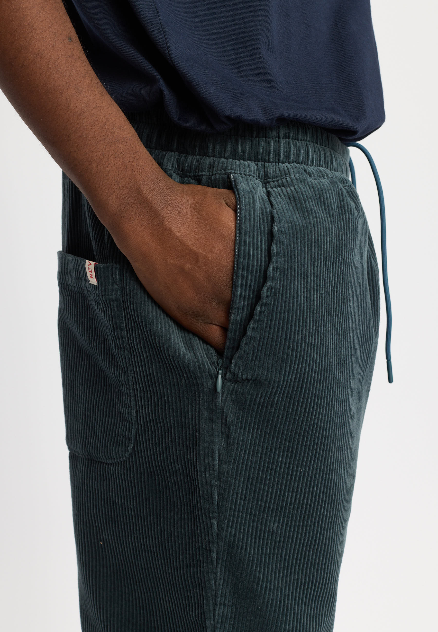 Revolution Casual Trousers Trousers Petrol