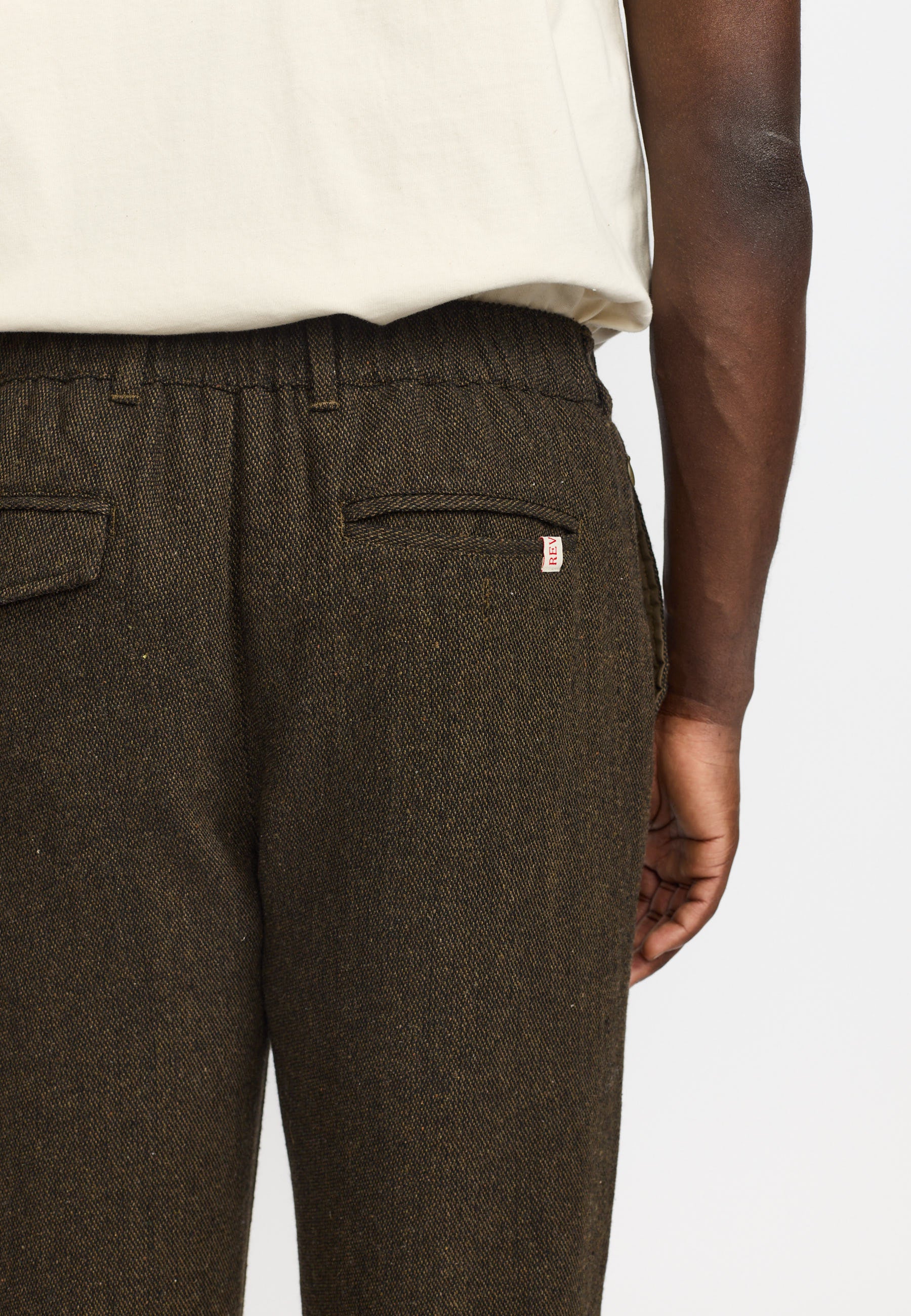 Revolution Casual Trousers Trousers Army