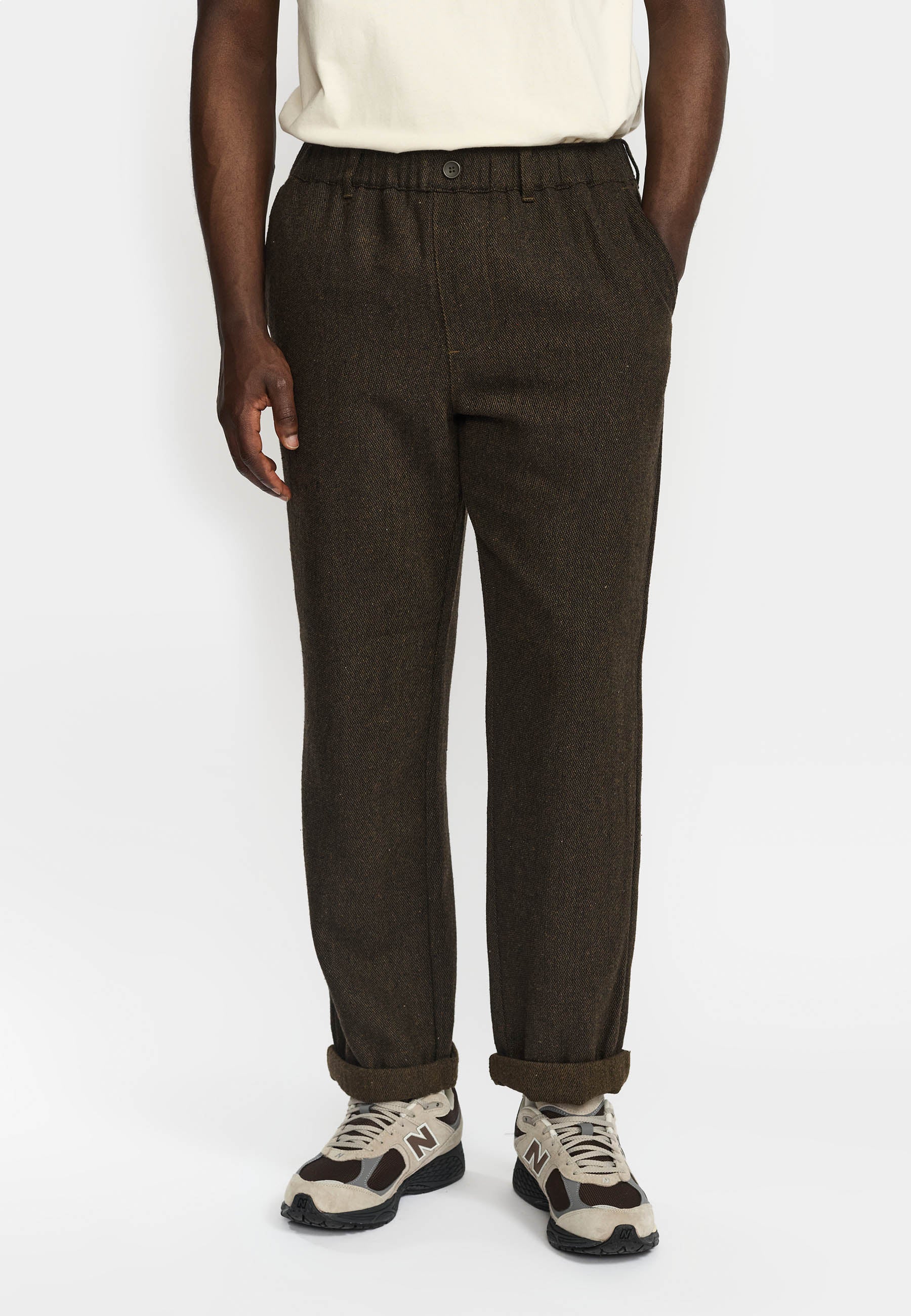 Revolution Casual Trousers Trousers Army